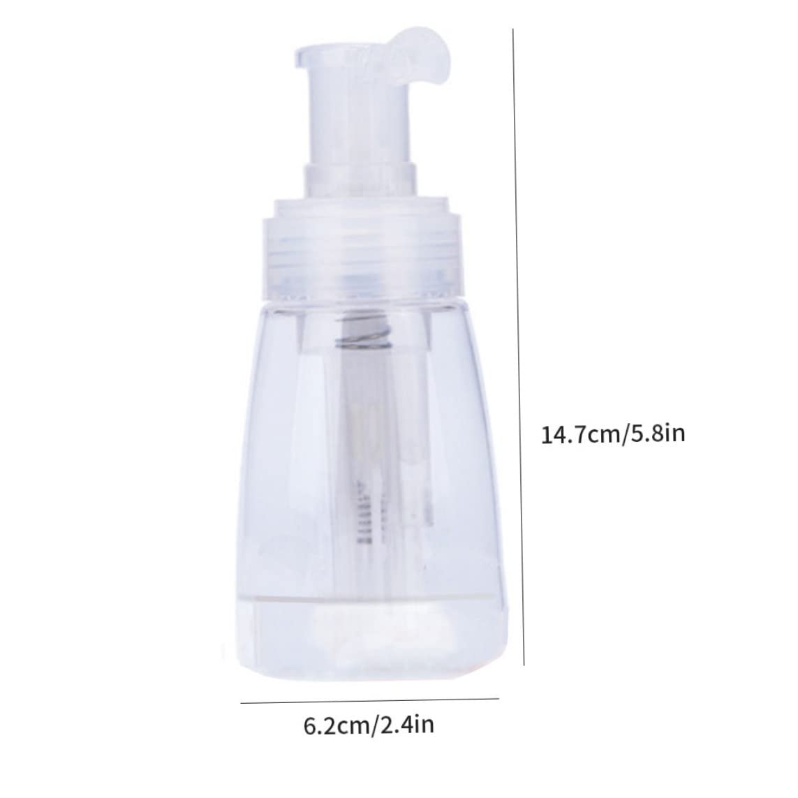Refillable Transparent Powder Spray Bottle with Locking Nozzle - Travel Cosmetic Dispenser for Makeup, Loose Powder & Mineral Foundation | Portable & Dismountable Design for Home, Gym & On-the-Go Use