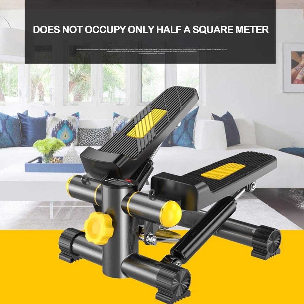 Sicdy Home Stepper with LCD Display & Widened Massage Pedal - Mini Stair Climber Exercise Machine for Men & Women - Multicolor Fitness Equipment for Home Workout & Office Use (Model: ZIABY-ZUA67)