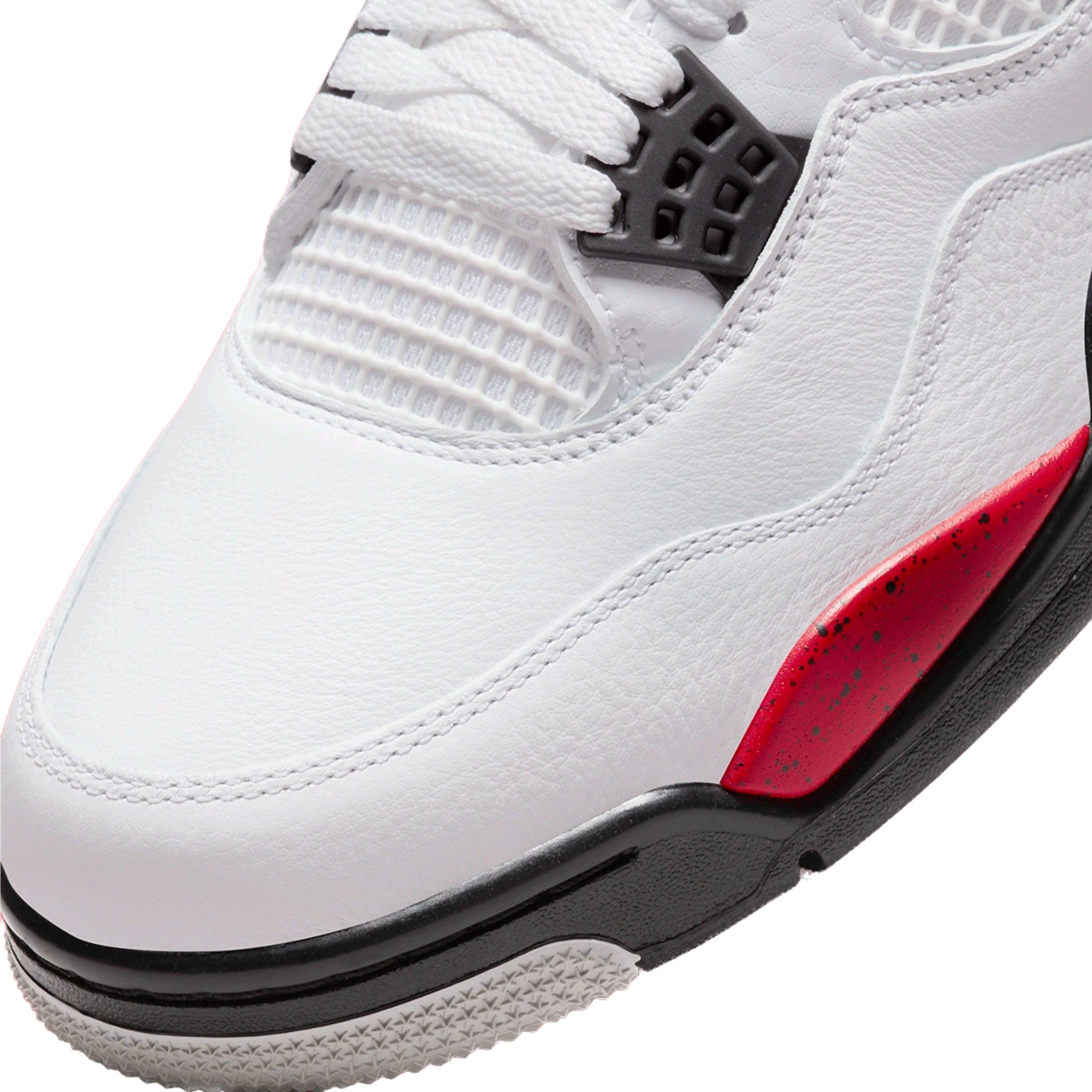 Air Jordan 4 Retro Men's Basketball Shoes - Red Cement/White/Fire Red/Black Neutral | Stylish Sneakers for Casual Wear, Street Fashion & Sports Enthusiasts