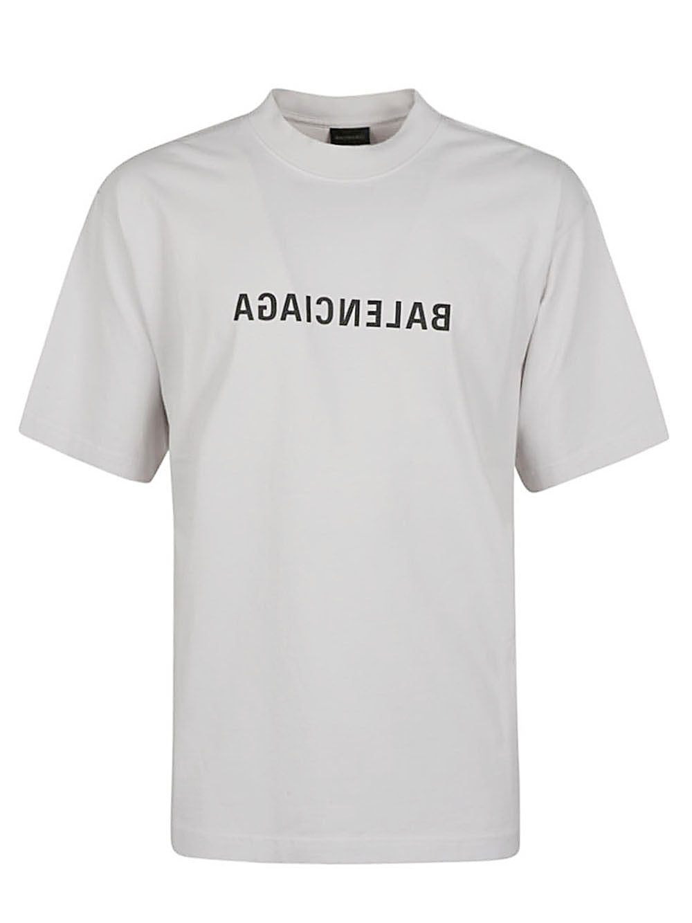 Balenciaga Men's Beige T-Shirts & Polo Shirts | Luxury Cotton Casual Tees for Streetwear & Everyday Outfits