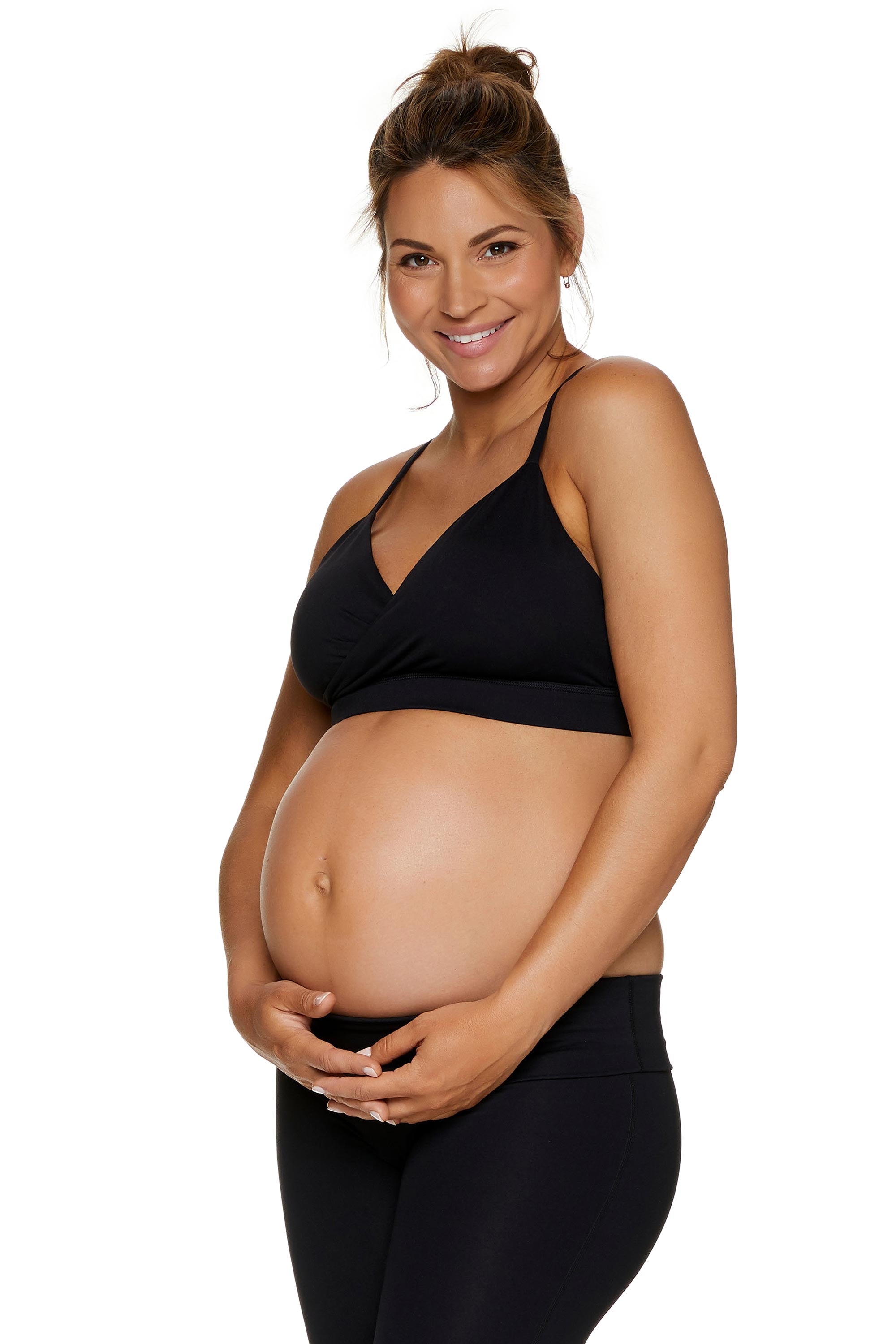 BodyHold™ Set In Motion Nursing Bra - Comfortable Maternity & Breastfeeding Support for Active Moms - Perfect for Yoga, Workouts and Everyday Wear