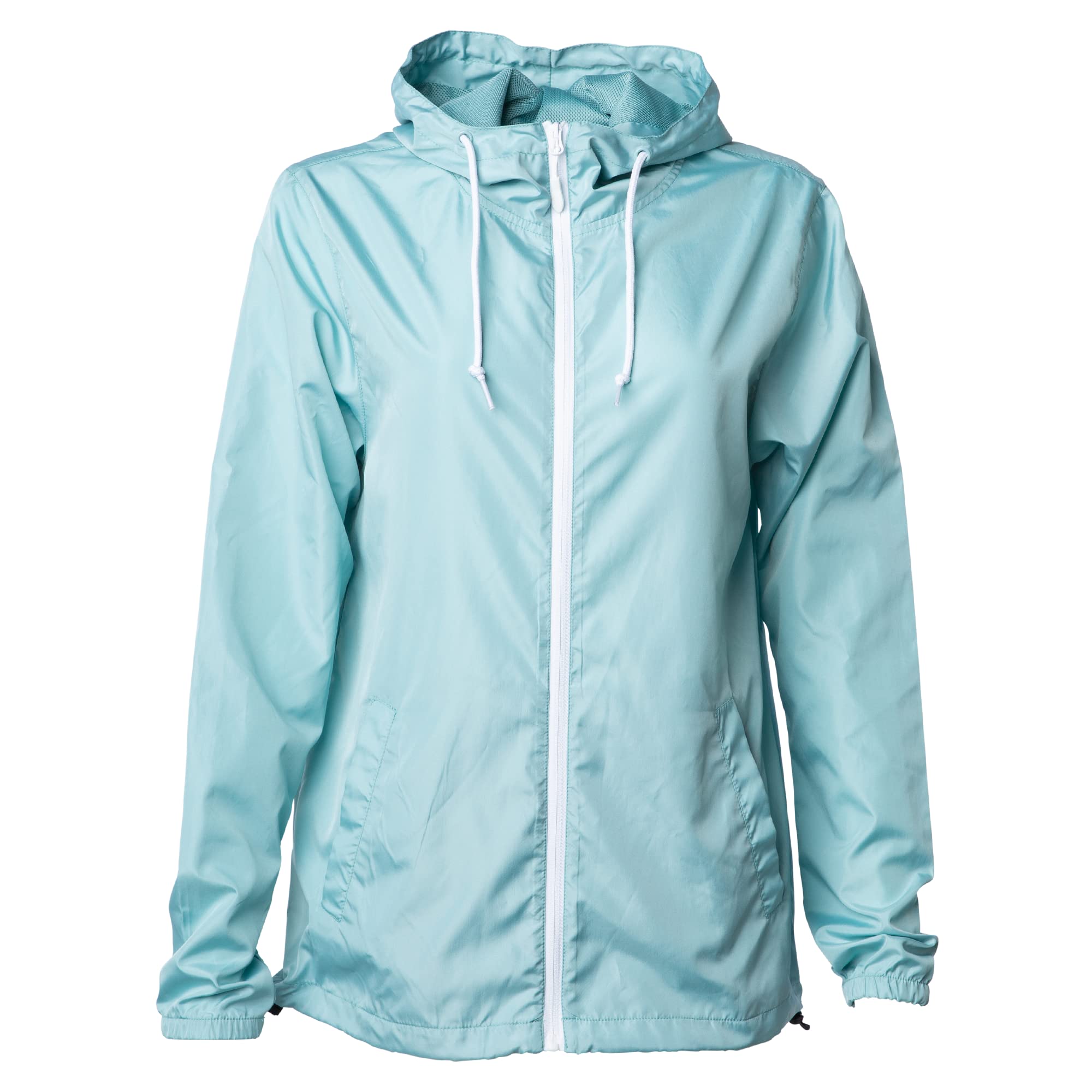 Global Blank Men's Lightweight Water-Resistant Windbreaker Jacket - Perfect for Outdoor Activities, Hiking, and Casual Wear