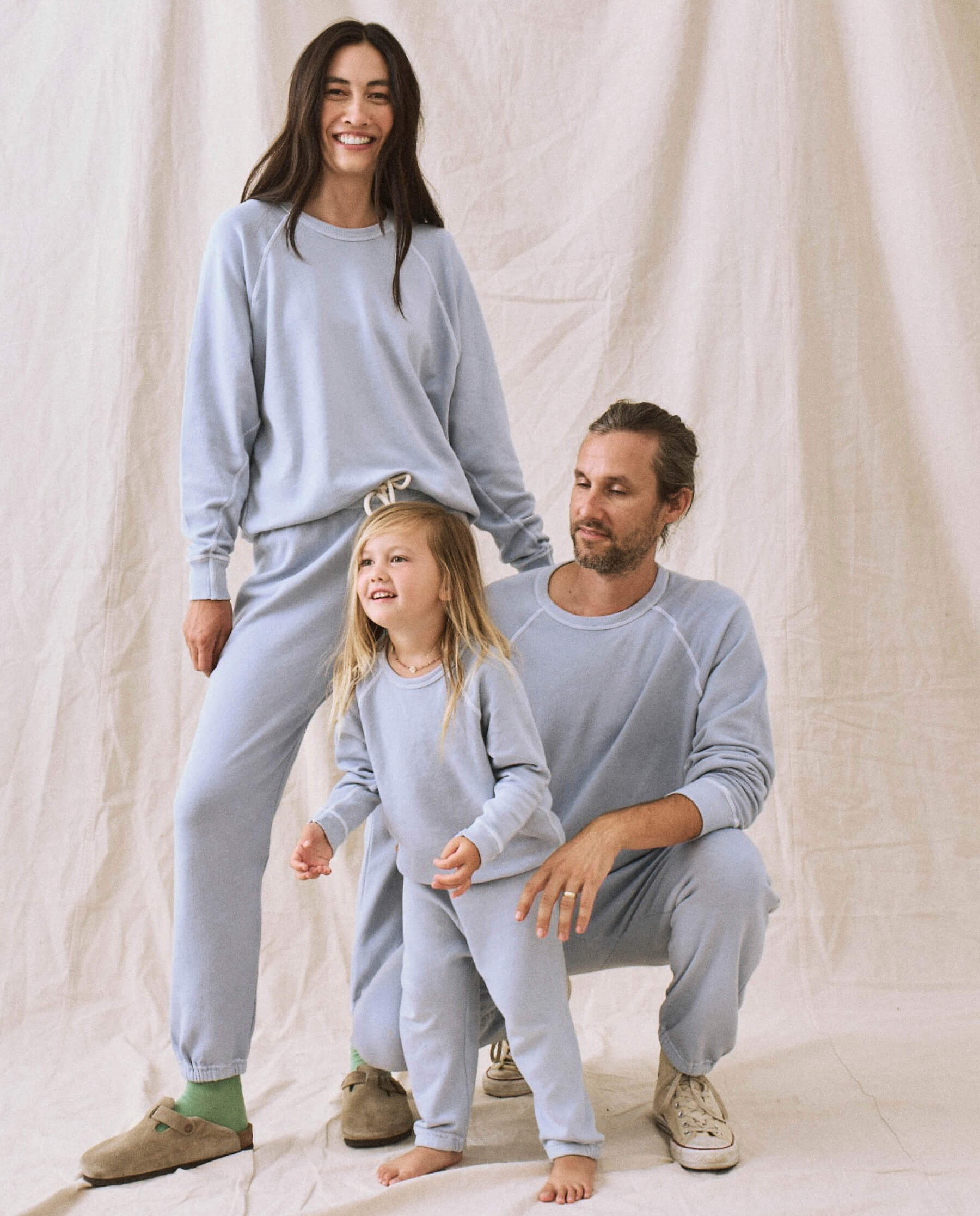 The Little Stadium Sweatpant - Soft Comfortable Joggers in Whisper Blue | Perfect for Lounge Wear, Yoga & Casual Outfits