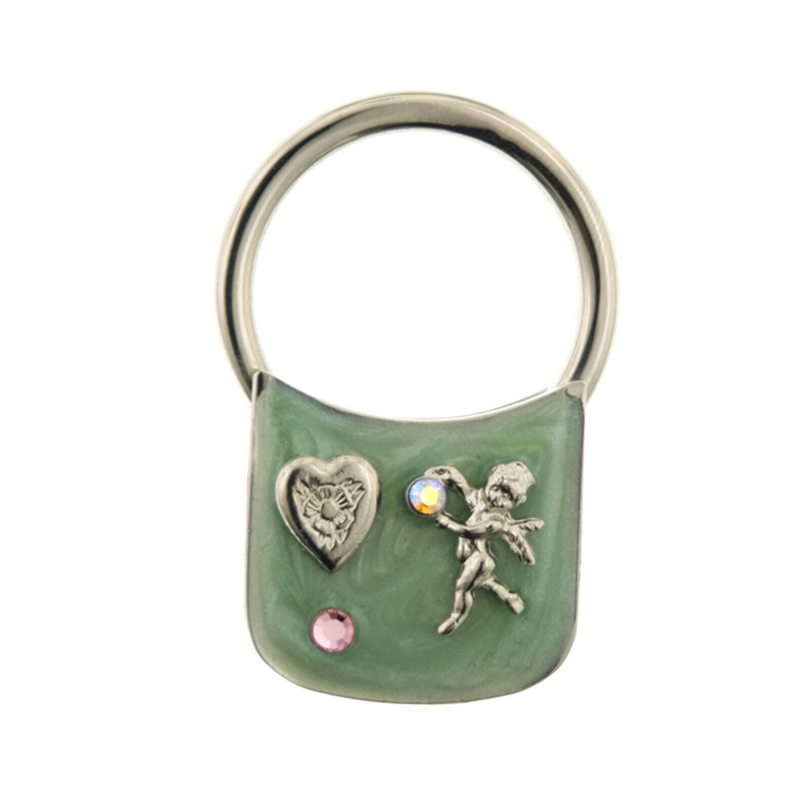 Silver Tone And Green