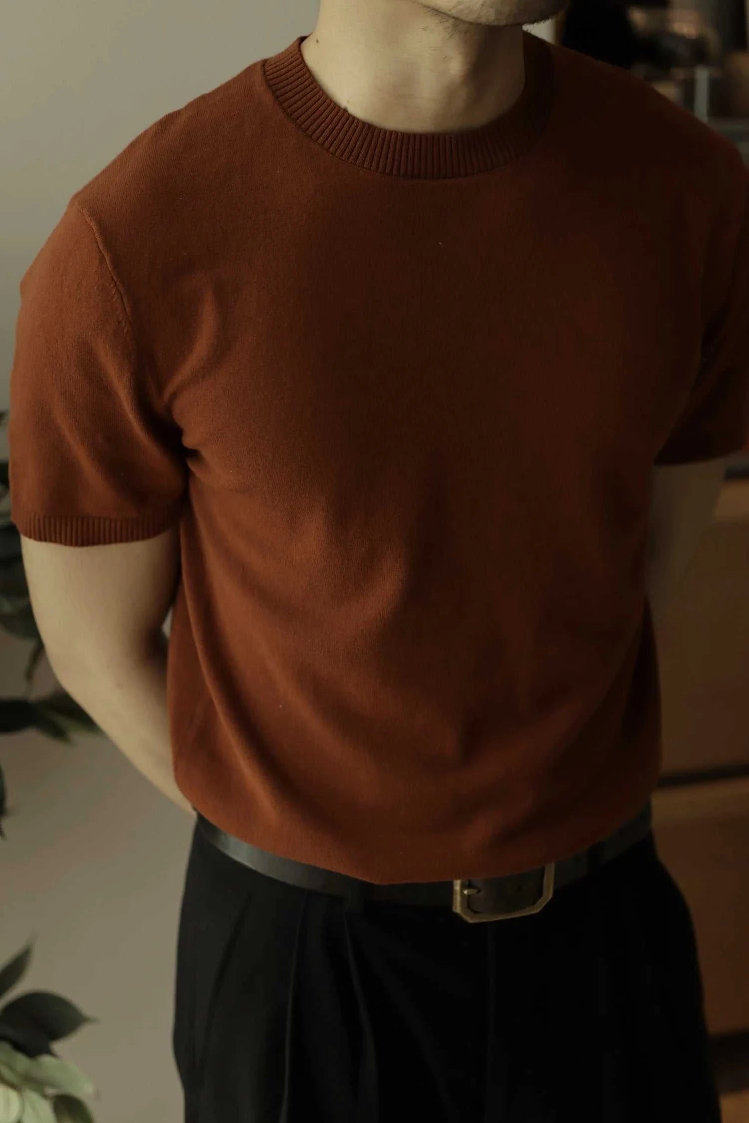 Premium Cotton Business Casual T-Shirt for Men - Breathable Summer Office Wear - Ideal for Work, Meetings & Smart Casual Outfits