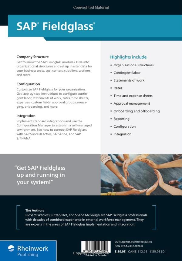 SAP Fieldglass: Functionality and Implementation Guide | SAP PRESS Book | For HR, Procurement & Vendor Management Professionals
