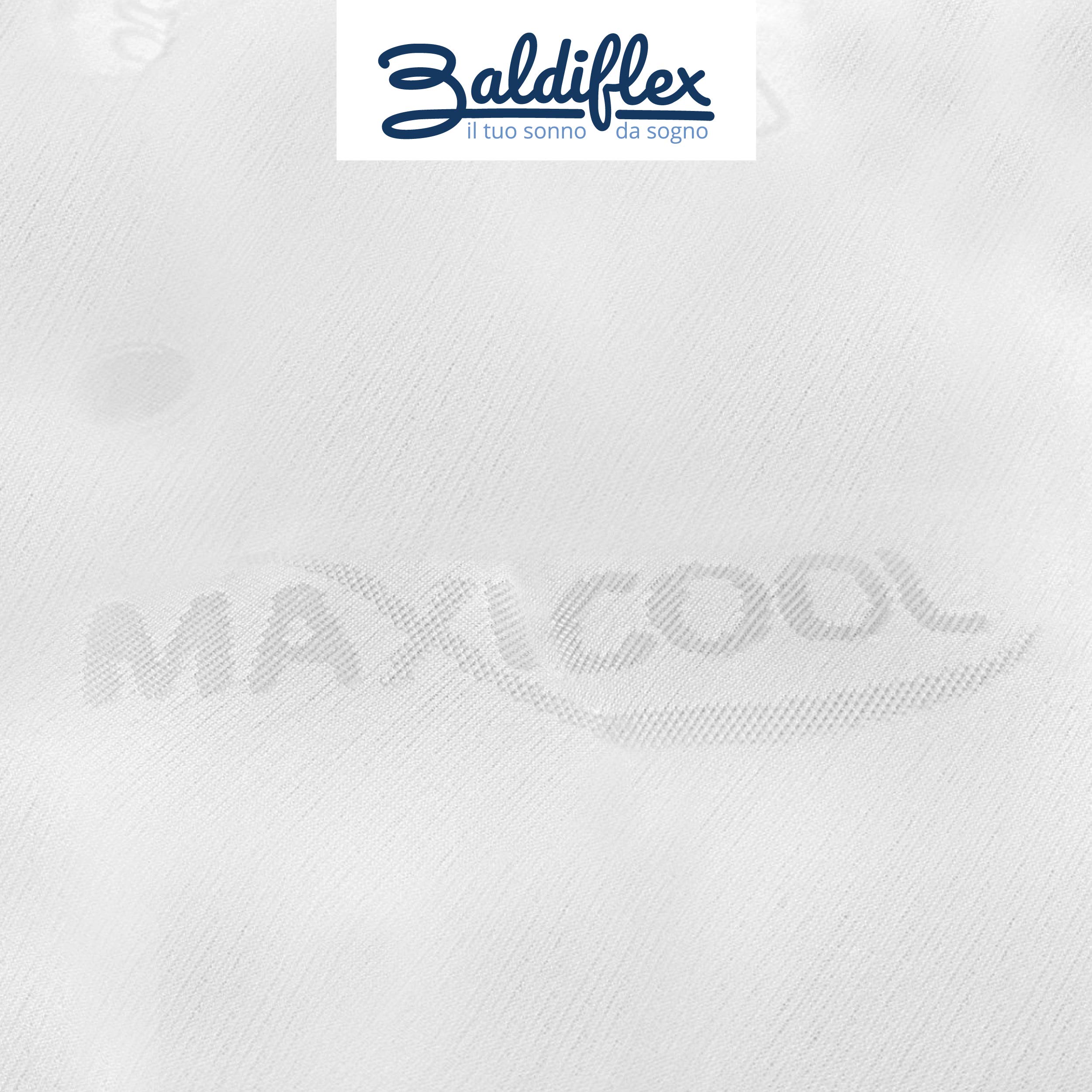 Baldiflex Wave Memory Foam Mattress Topper with Removable Cover - 5cm Ergonomic Support, Hypoallergenic & Dust Mite Resistant for Better Sleep & Back Pain Relief | Perfect for Bedroom, Guest Room & Dorm Use