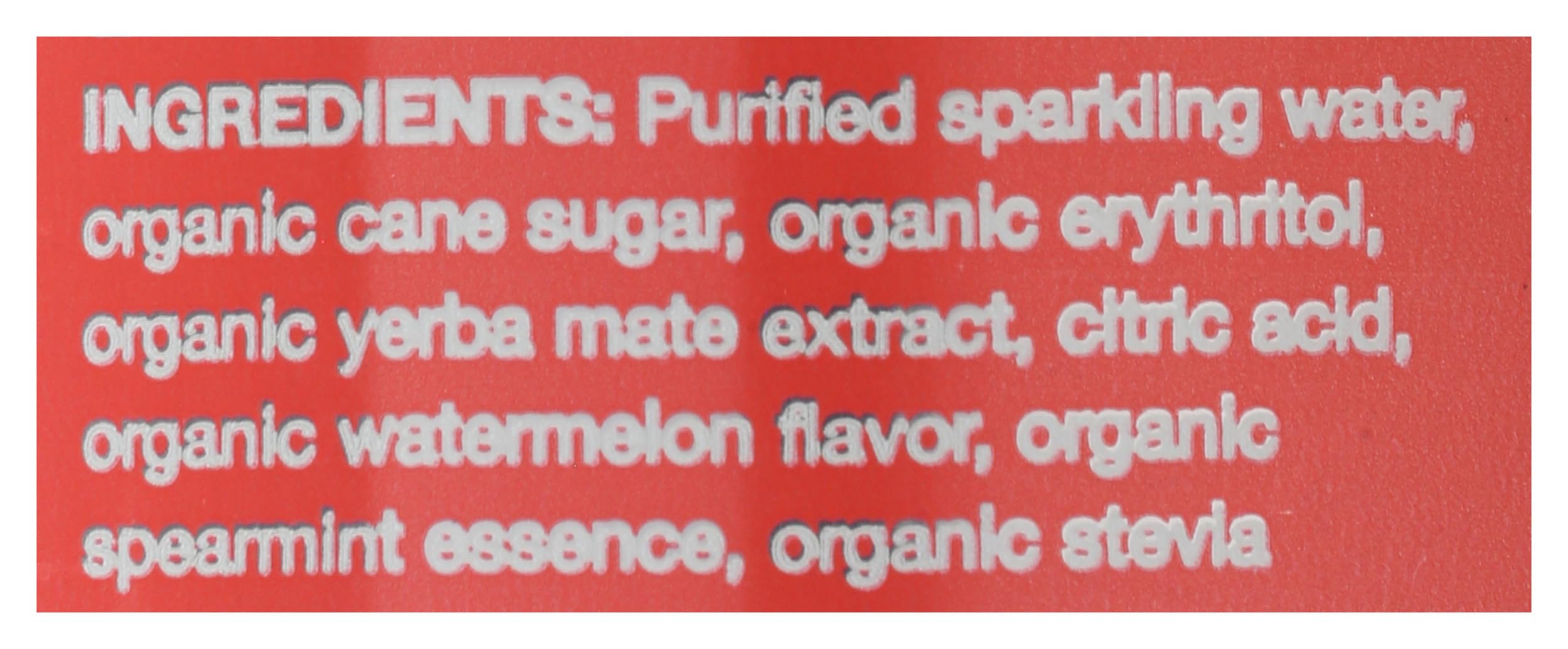 Organic Sparkling Watermelon Mint Yerba Mate Energy Drink - 16 Fl Oz (12 Pack) | USDA Certified, Caffeinated & Refreshing | Perfect for Workouts, Office Boost & Outdoor Adventures