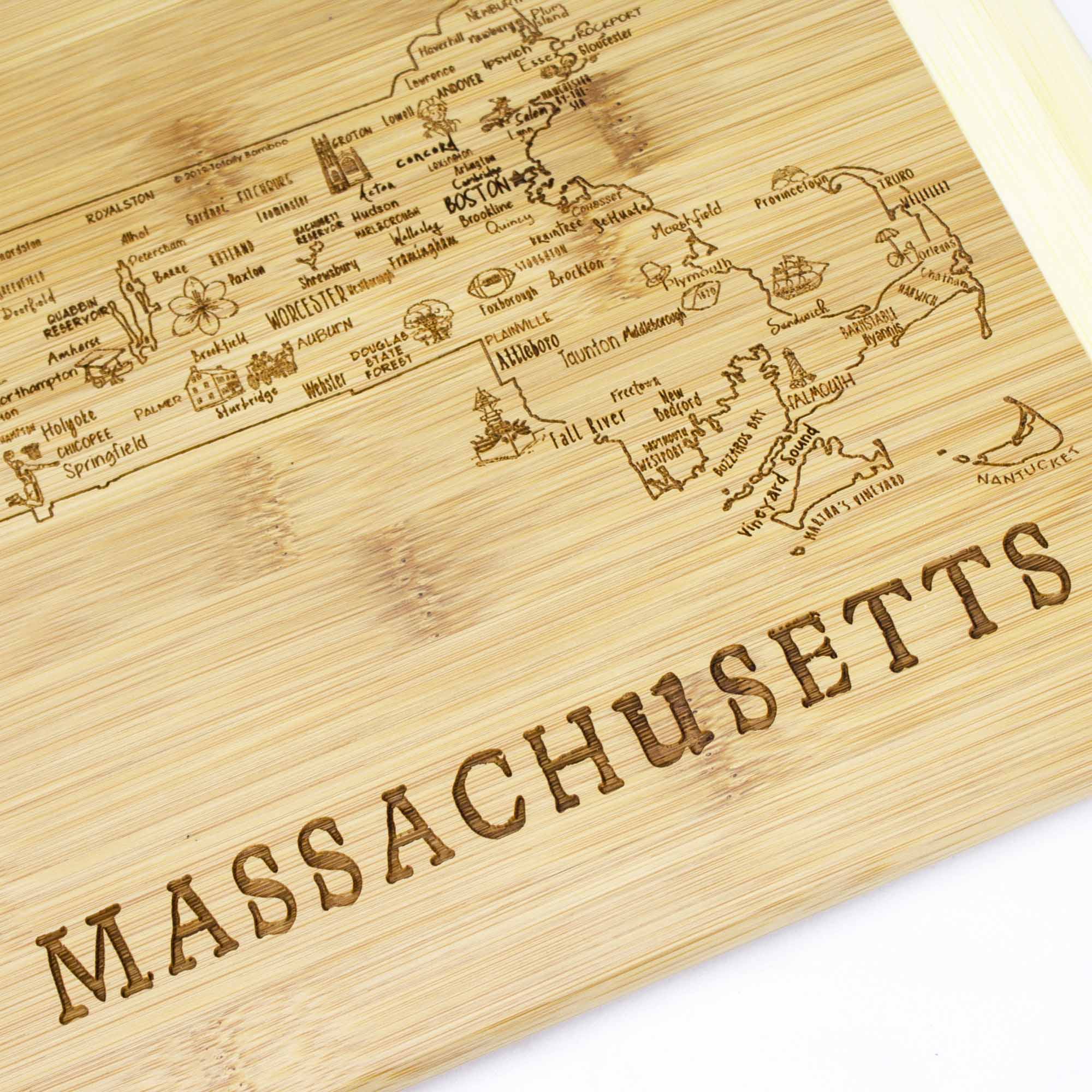 Premium Massachusetts Wood Cutting Board - 11