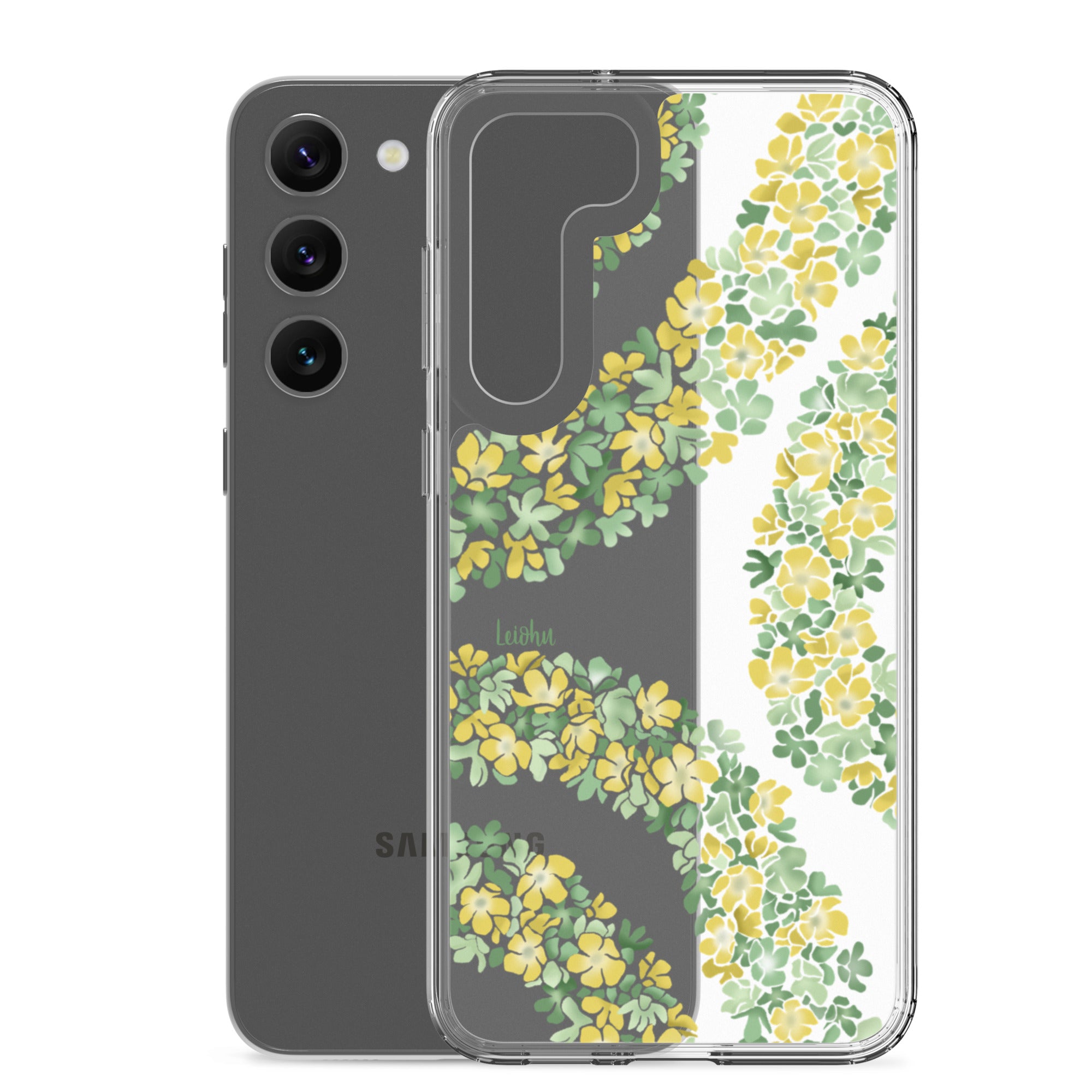 Double Pakalana Clear Case for Samsung Galaxy - Slim Protective Phone Cover for Everyday Use & Travel