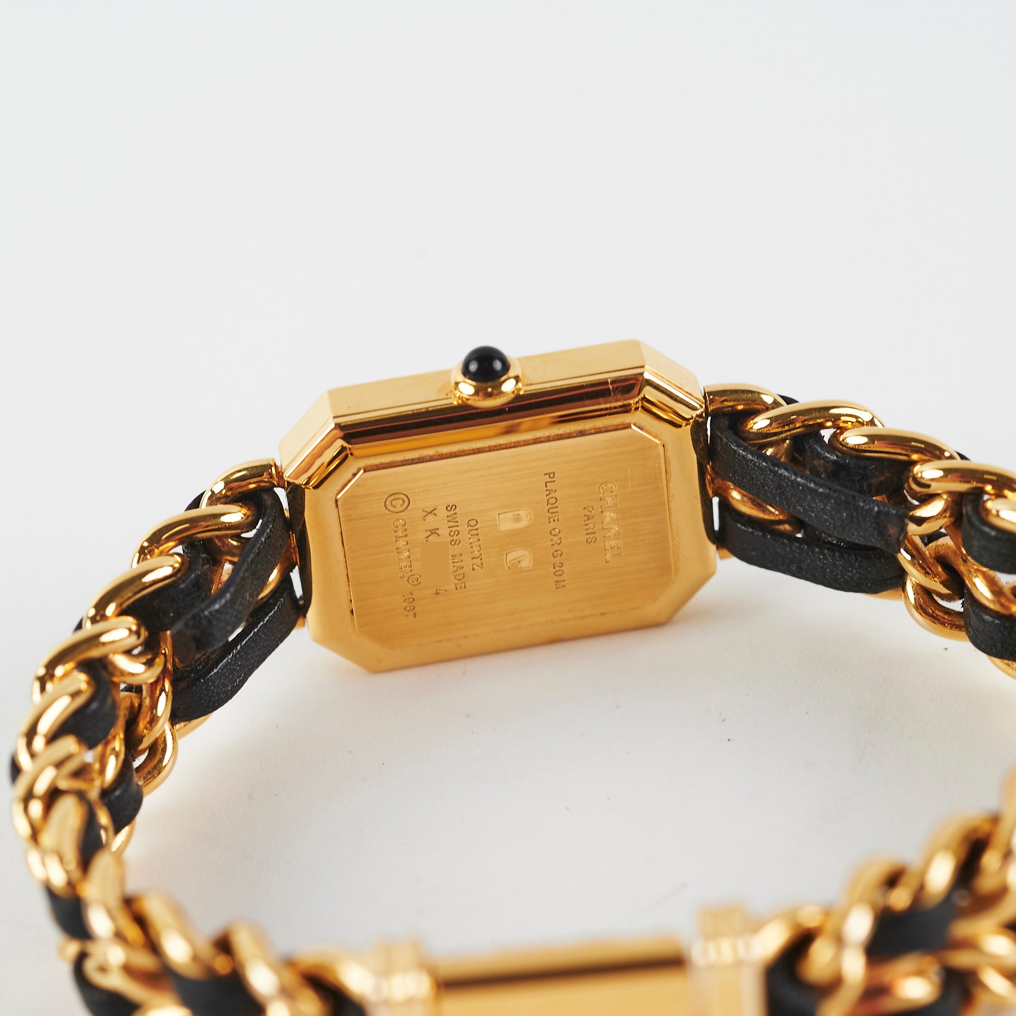 Chanel Premier Large Black Gold Luxury Watch for Women - Elegant Dress & Formal Occasions