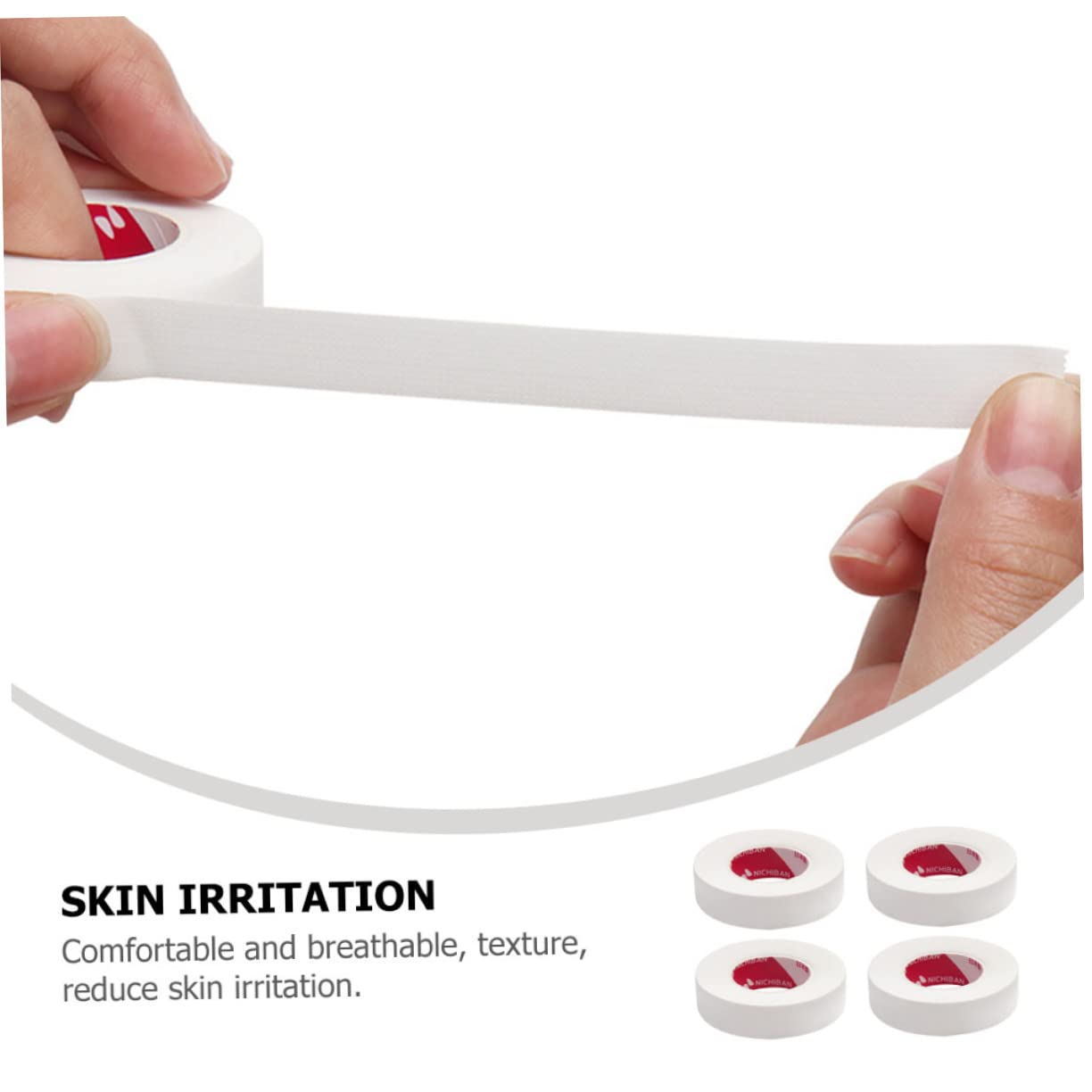 Beatifufu Salon Eyelash Tape - 8 Rolls White Lash Extension Tapes for Professional Eyelash Extensions | Medical-Grade, Breathable & Easy to Apply | Perfect for Beauty Salons, DIY Lash Artists & Home Use