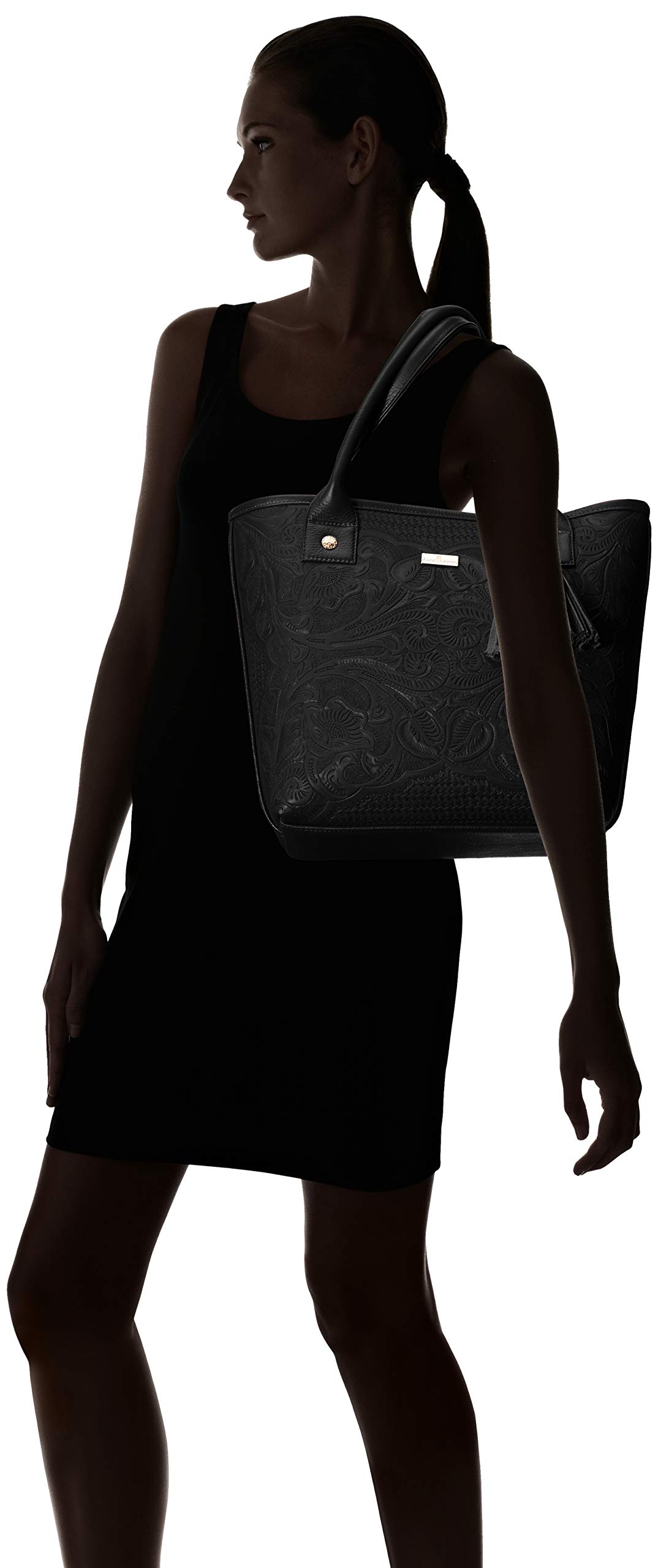 Handmade Leather Tote Bag for Women - Engraved Soraya Model - Stylish & Durable Shoulder Bag for Work, Travel & Everyday Use