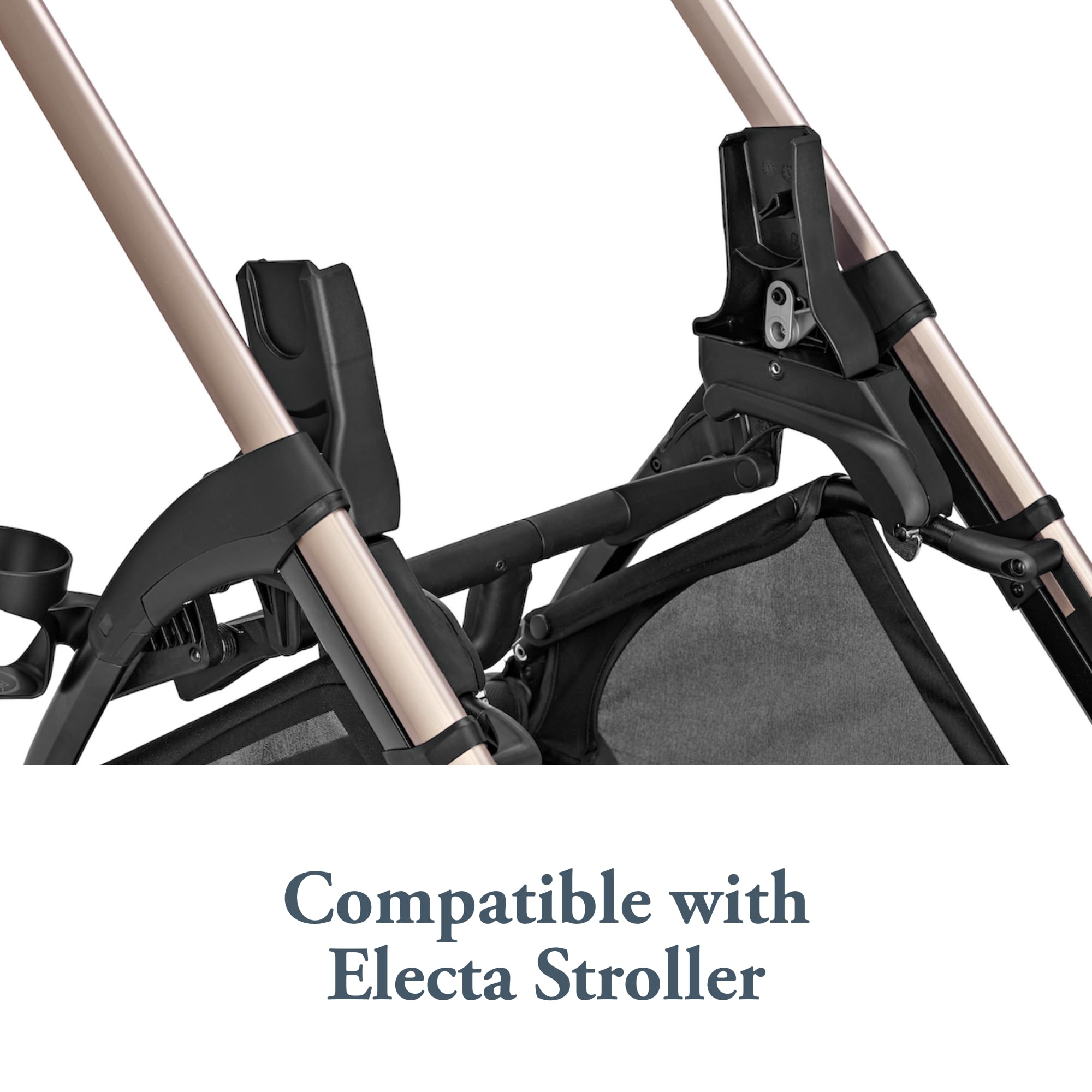 Inglesina Electa Car Seat Adapter for Infant Stroller - Universal Fit for Nuna, Maxi-COSI, Cybex & Clek Car Seats - Quick Installation Travel System Accessory - Safe & Convenient Baby Stroller Adapter for City Walks, Shopping & Family Outings