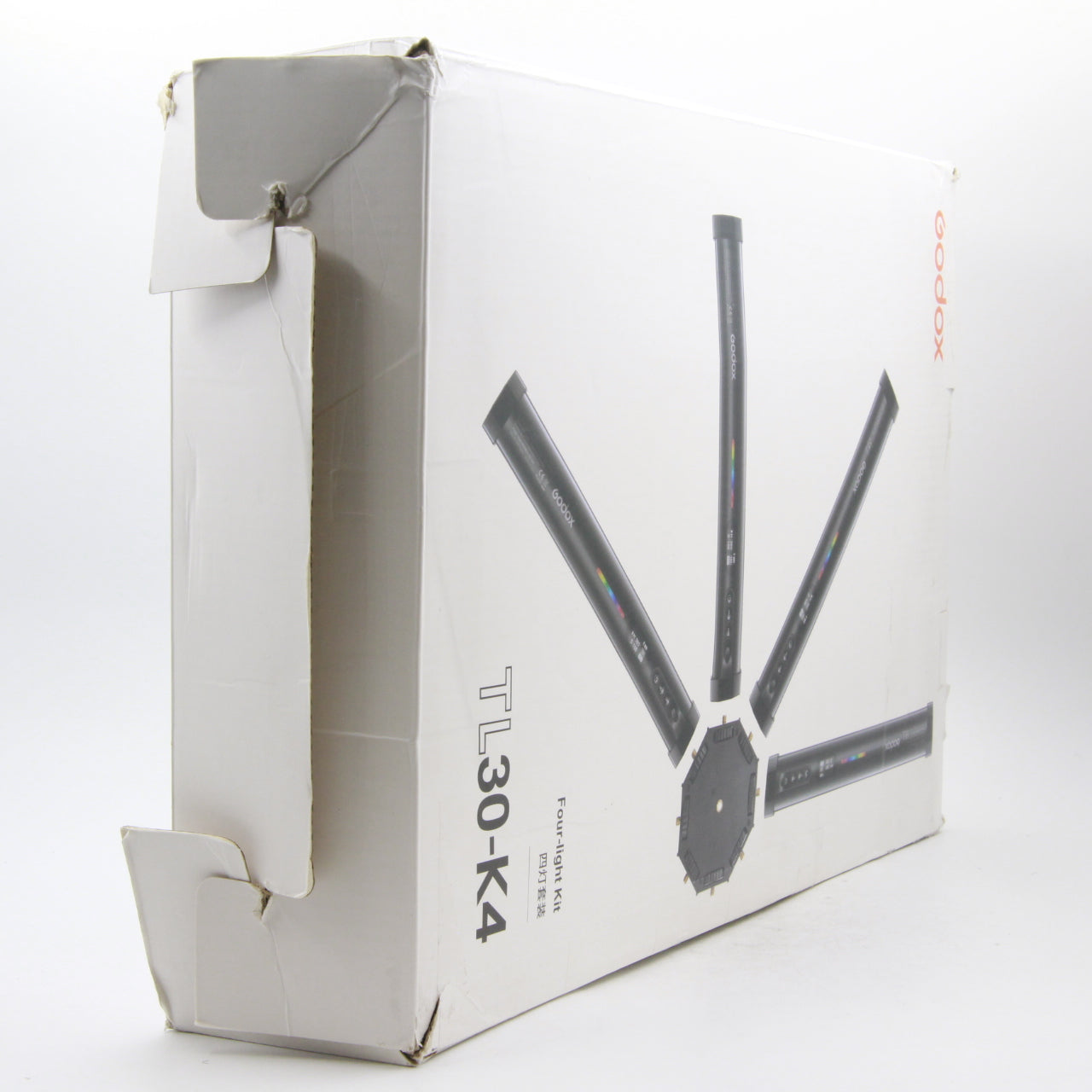 Godox TL30 RGB LED Tube Light 4-Light Kit - Open Box Excellent Condition | Perfect for Photography, Videography & Studio Lighting