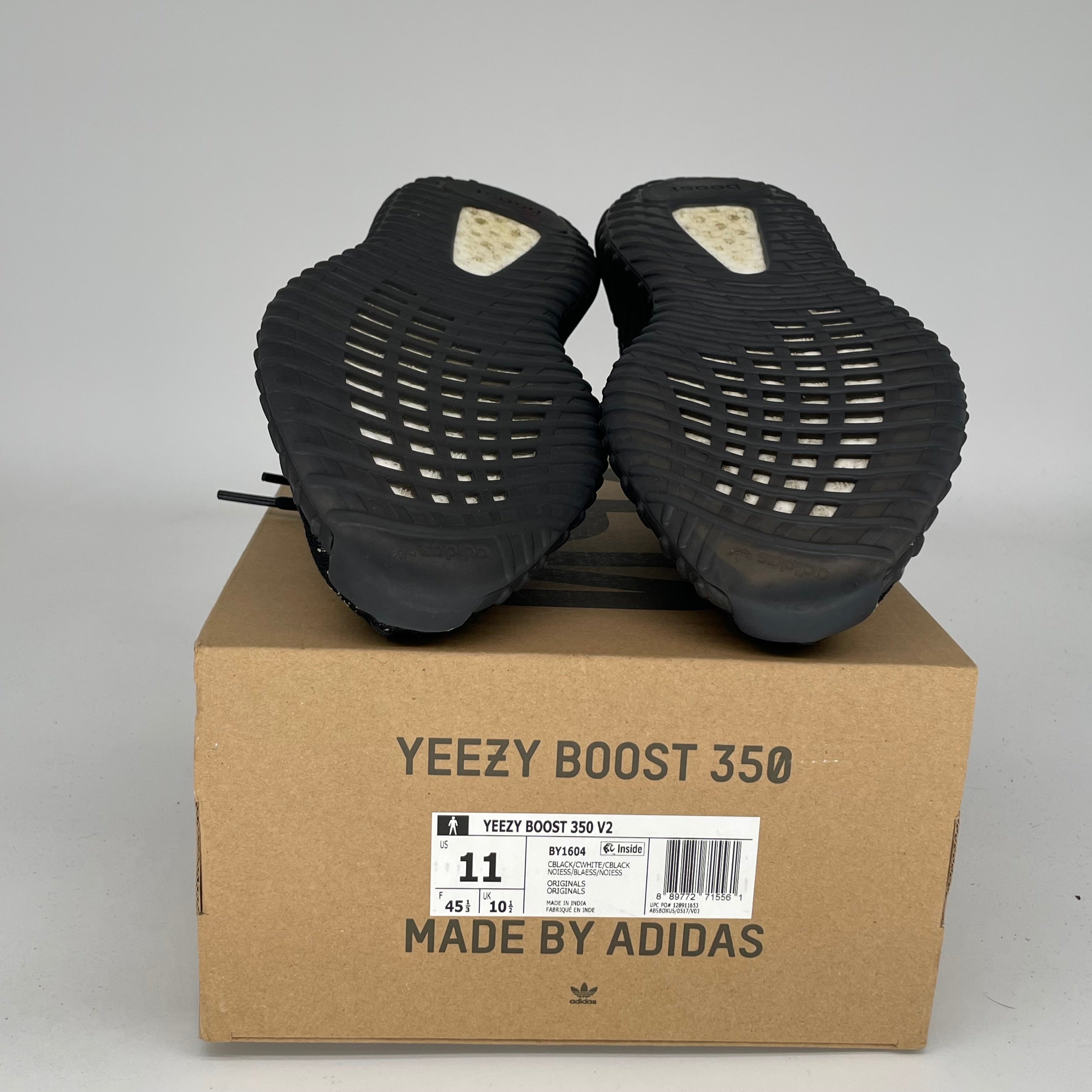 Adidas Yeezy Boost 350 V2 Core Black/White - Men's Size 11 Sneakers (BY1604) | Running Shoes, Casual Wear & Street Style Fashion