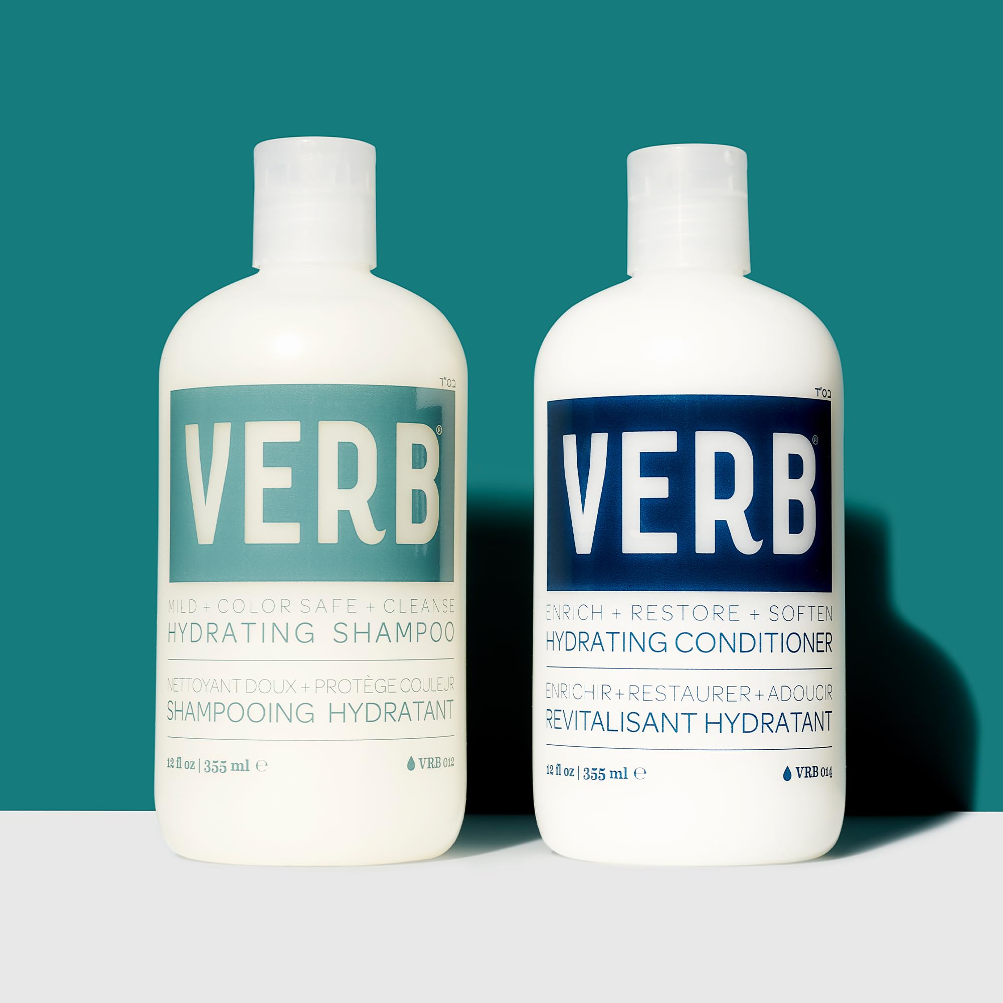 Verb Hydrating Shampoo for Dry Damaged Hair - Moisturizing & Repairing Sulfate-Free Shampoo with Natural Ingredients - Perfect for Color-Treated & Curly Hair Care Routine