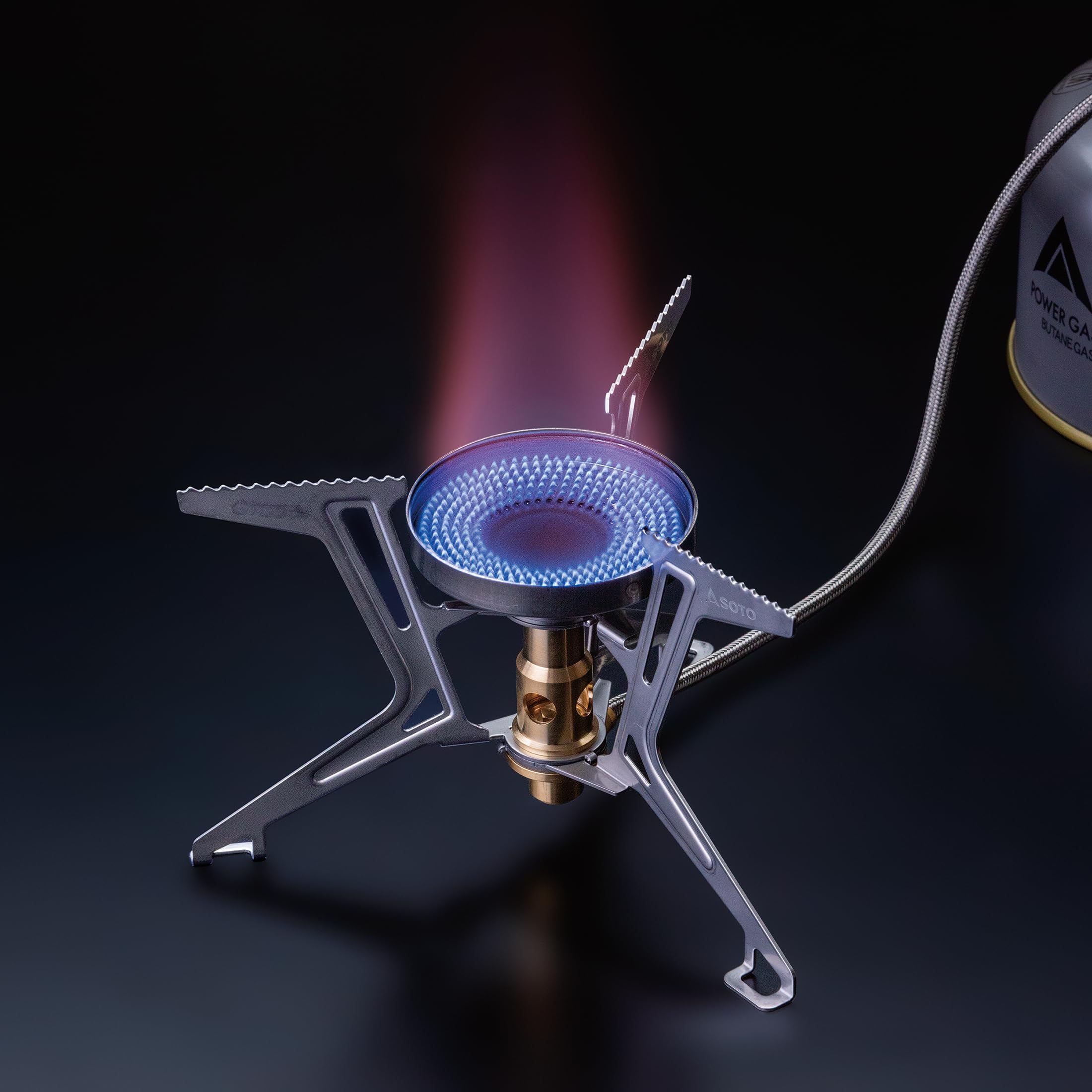 SOTO Fusion Trek Detachable Camping Stove with Micro Regulator Valve System - Wind-Resistant Portable Gas Stove for Backpacking, Hiking & Outdoor Cooking | Perfect for Camping Trips, Picnics & Emergency Preparedness