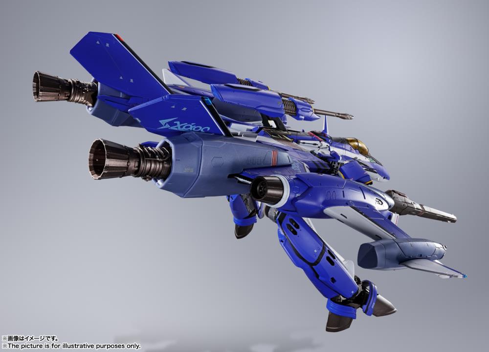 Bandai DX Chogokin Macross Delta YF-29 Durandal Valkyrie Maximilian Jenius Ver. Action Figure Toy - Collectible Robot Model for Anime Fans & Display
