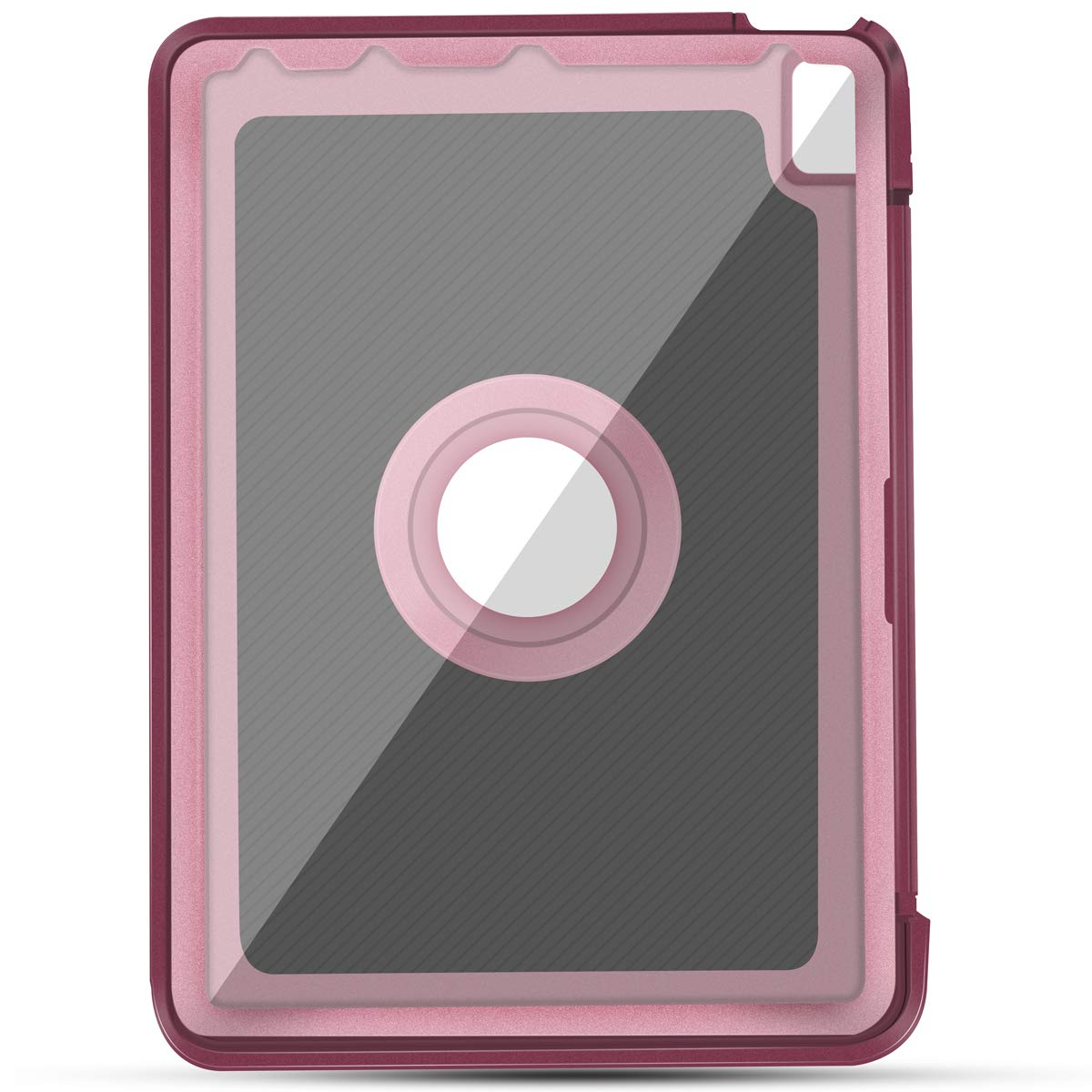 AICase Heavy Duty Rugged Shockproof iPad Air 10.9 Case - Triple Layer Protection for iPad Air 4th/5th Gen (2020/2022) | Purple & Red | Perfect for Outdoor, Travel & Daily Use