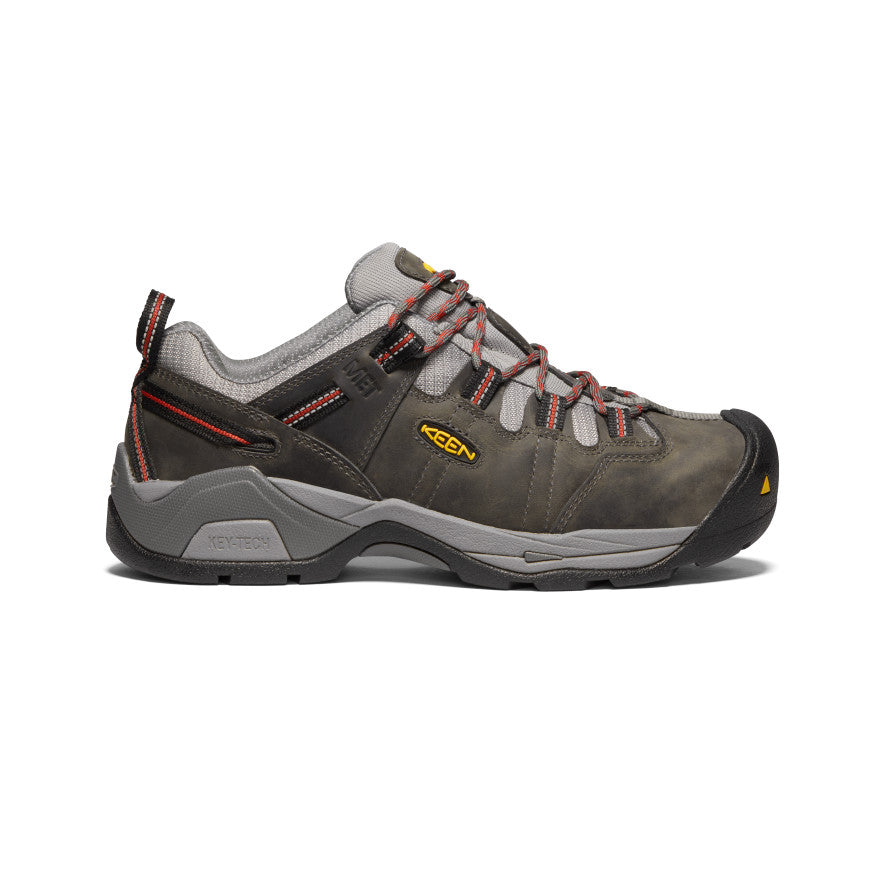 Men's Detroit XT Steel Toe Work Boots - Steel Grey/Bossa Nova - Safety Shoes for Construction, Warehouse & Industrial Work