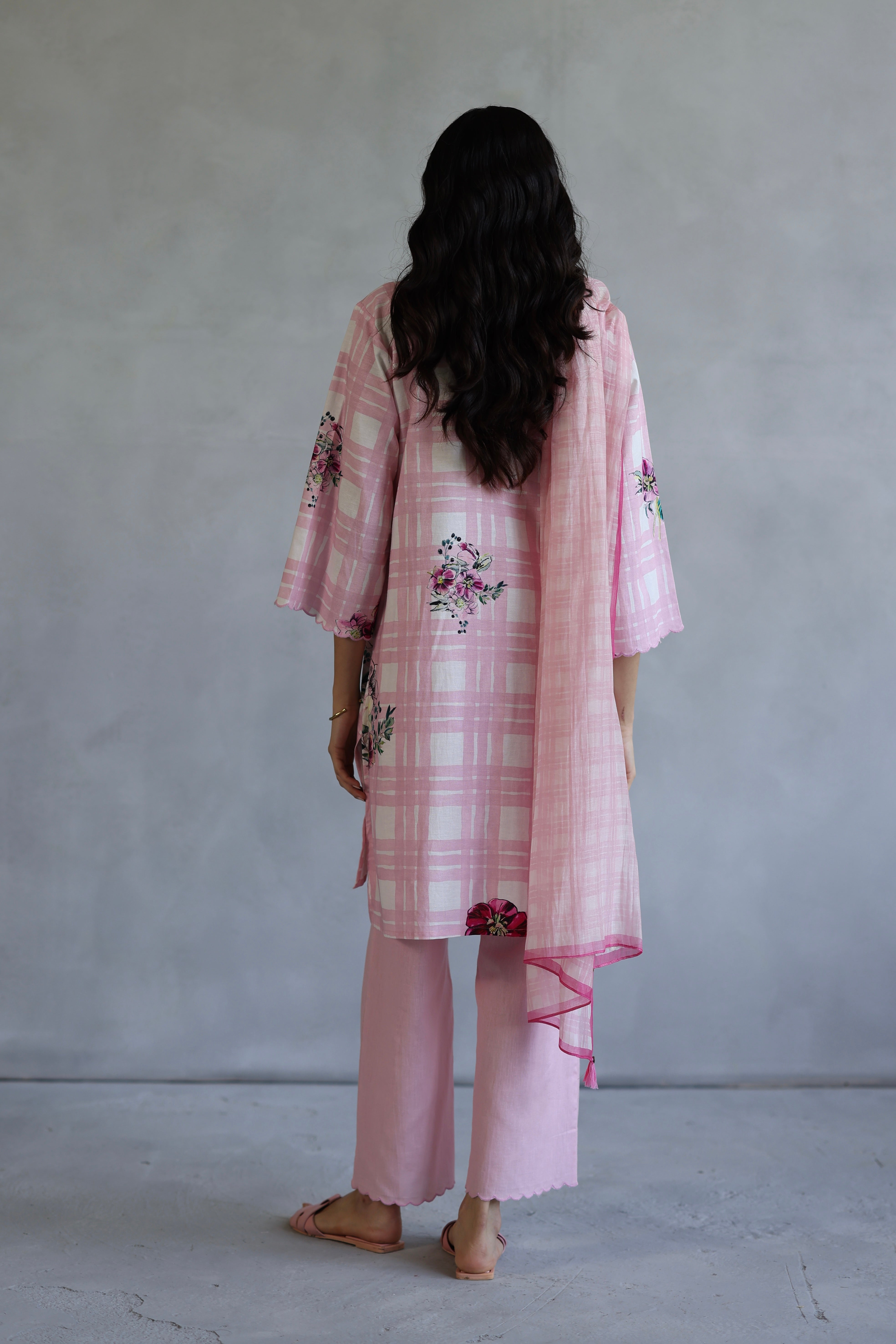 Stylish Ice Cream Kurta Set for Women - Soft Cotton Ethnic Wear - Perfect for Festivals, Parties & Casual Outings