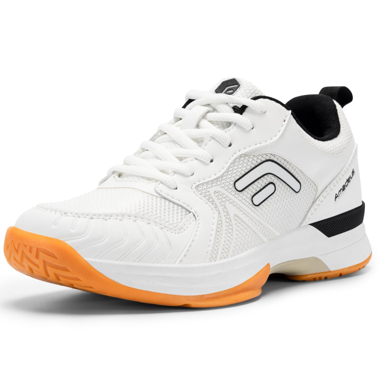 FitVille Women's Wide Pickleball Shoes - Lightweight Tennis Shoes with Arch Support & Breathable Wide Toe Box for Pickleball, Racketball, Badminton | Perfect for Court Sports & Casual Wear