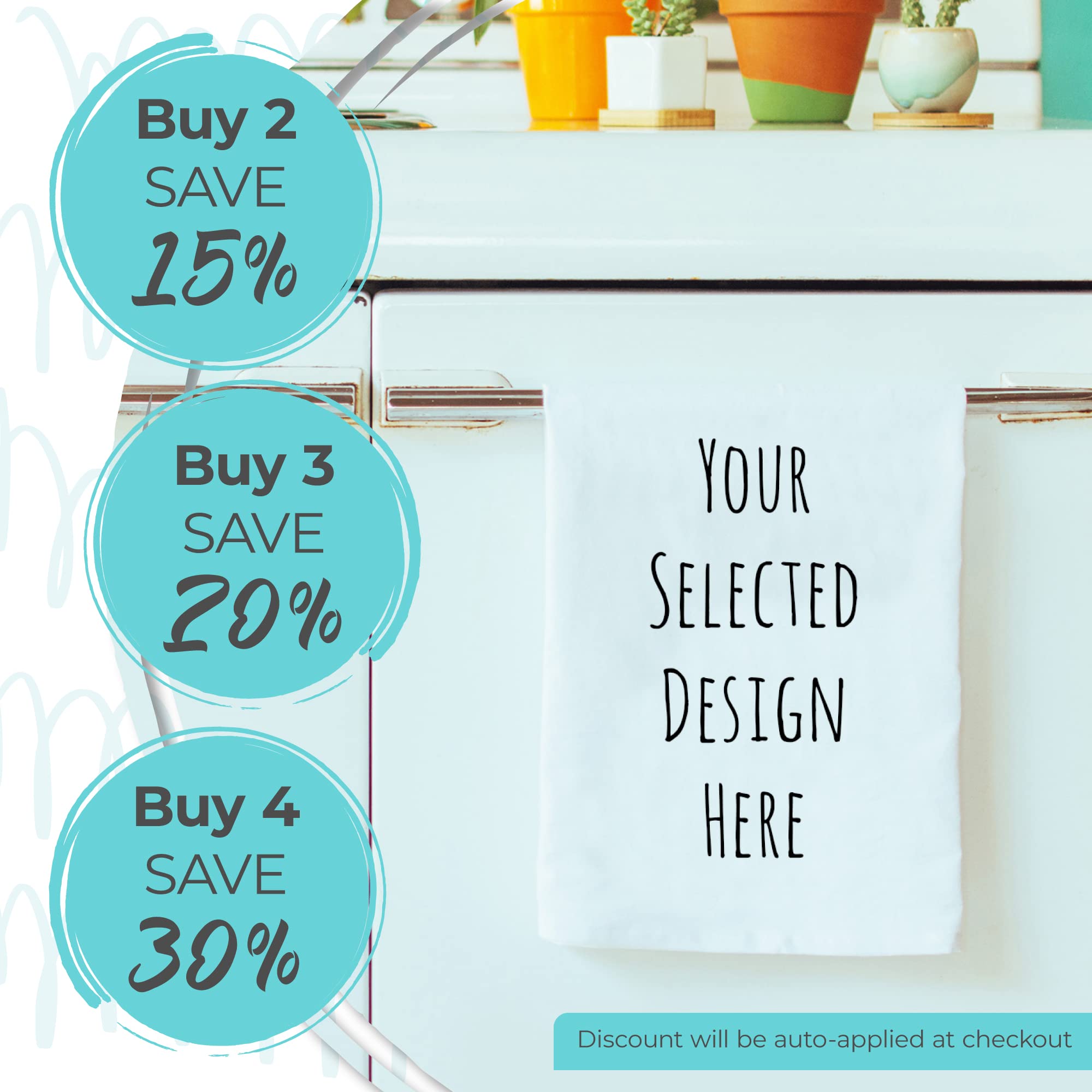 Funny Memphis TN Flour Sack Kitchen Towel - Farmhouse Style Dish Towel Set - Absorbent Cotton Housewarming Gift for New Home - Perfect for Farmhouse Kitchen Decor, Baking & Hosting (Gray)