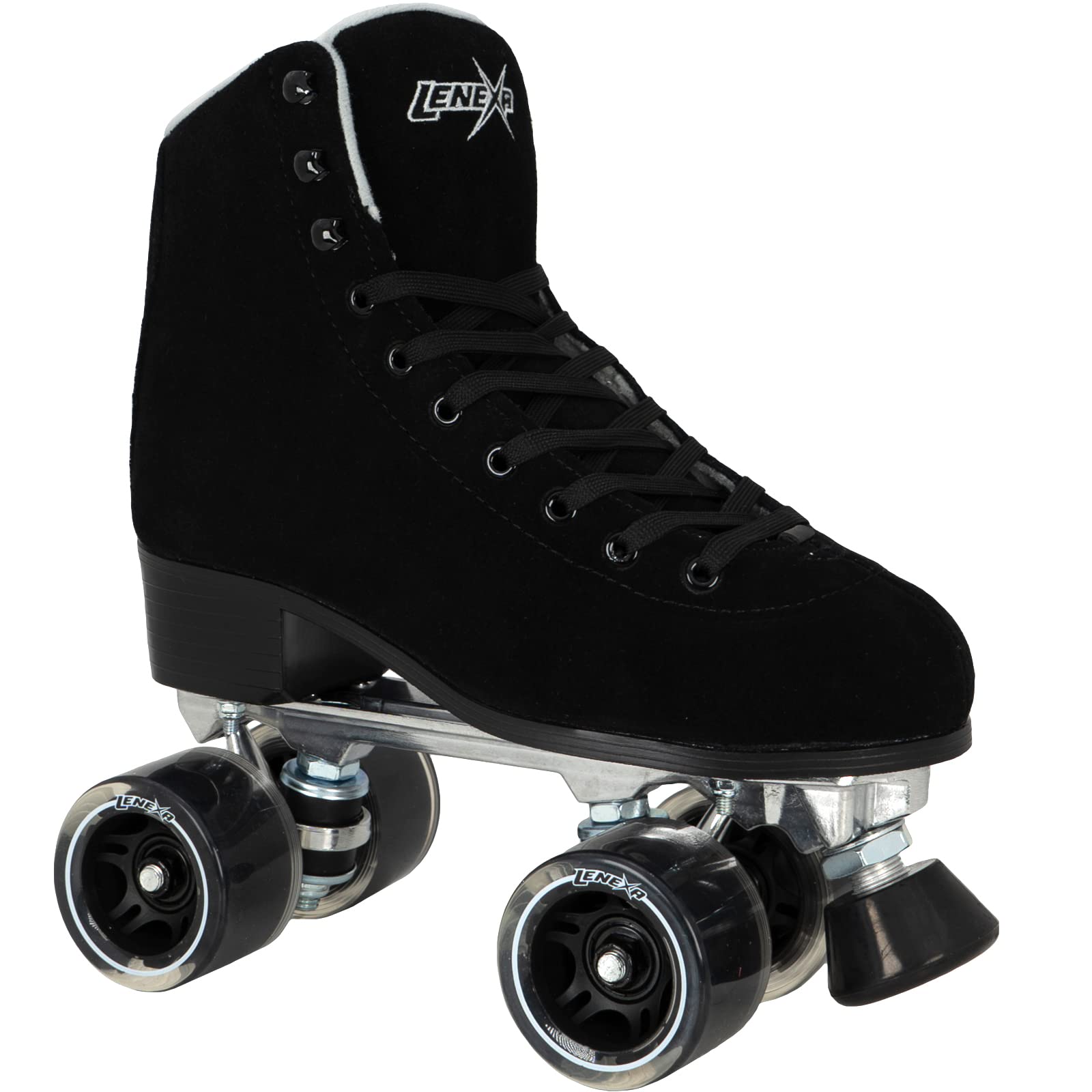 Lenexa Shadow Unisex Quad Roller Skates for Women, Men, Boys & Girls - Indoor/Outdoor Rink Skates for Recreation, Roller Derby & Park Skating