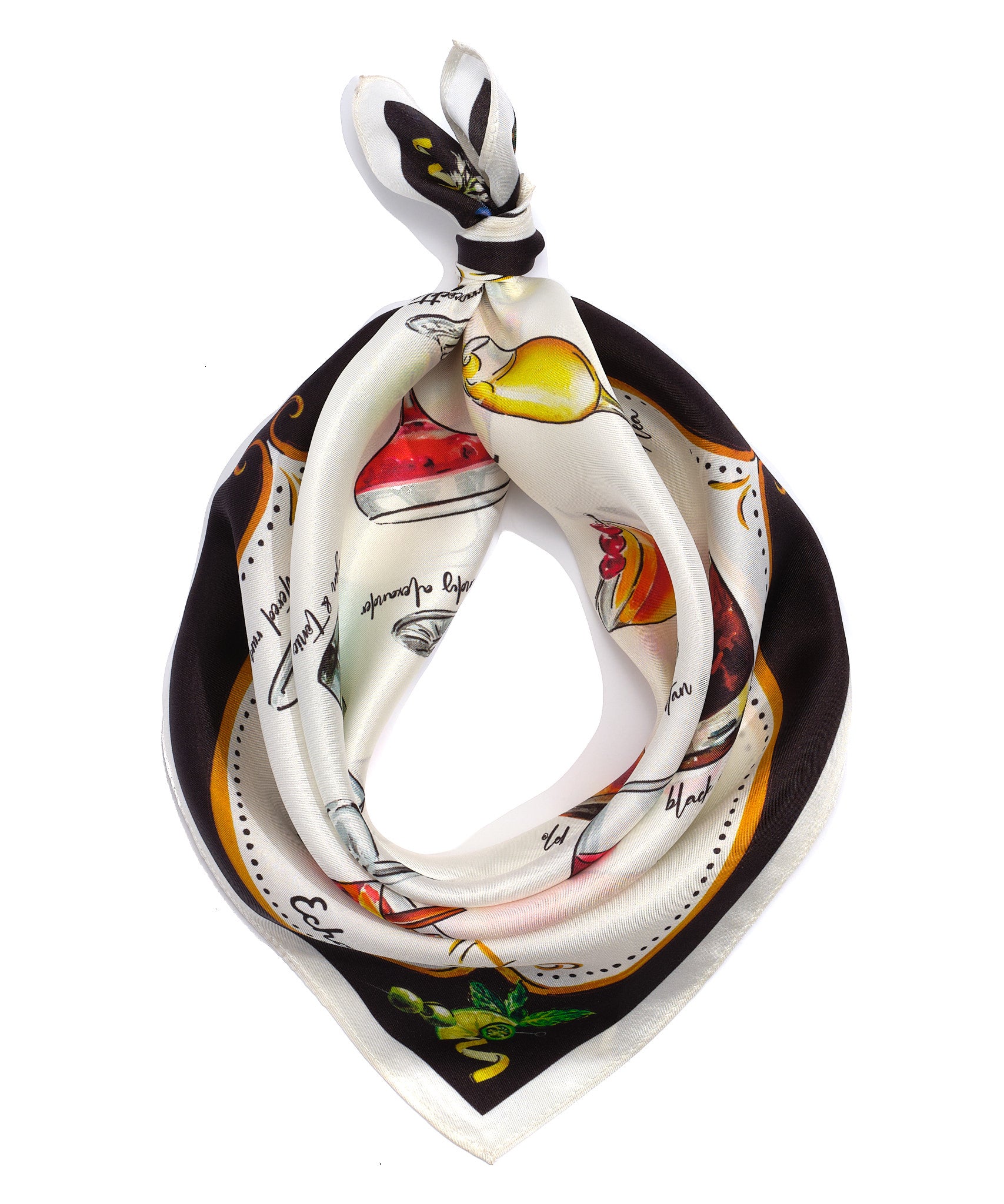 Stylish Silk Bandana for Women - Elegant Cocktail Hour Accessory | Perfect for Parties, Weddings & Fashion Outfits