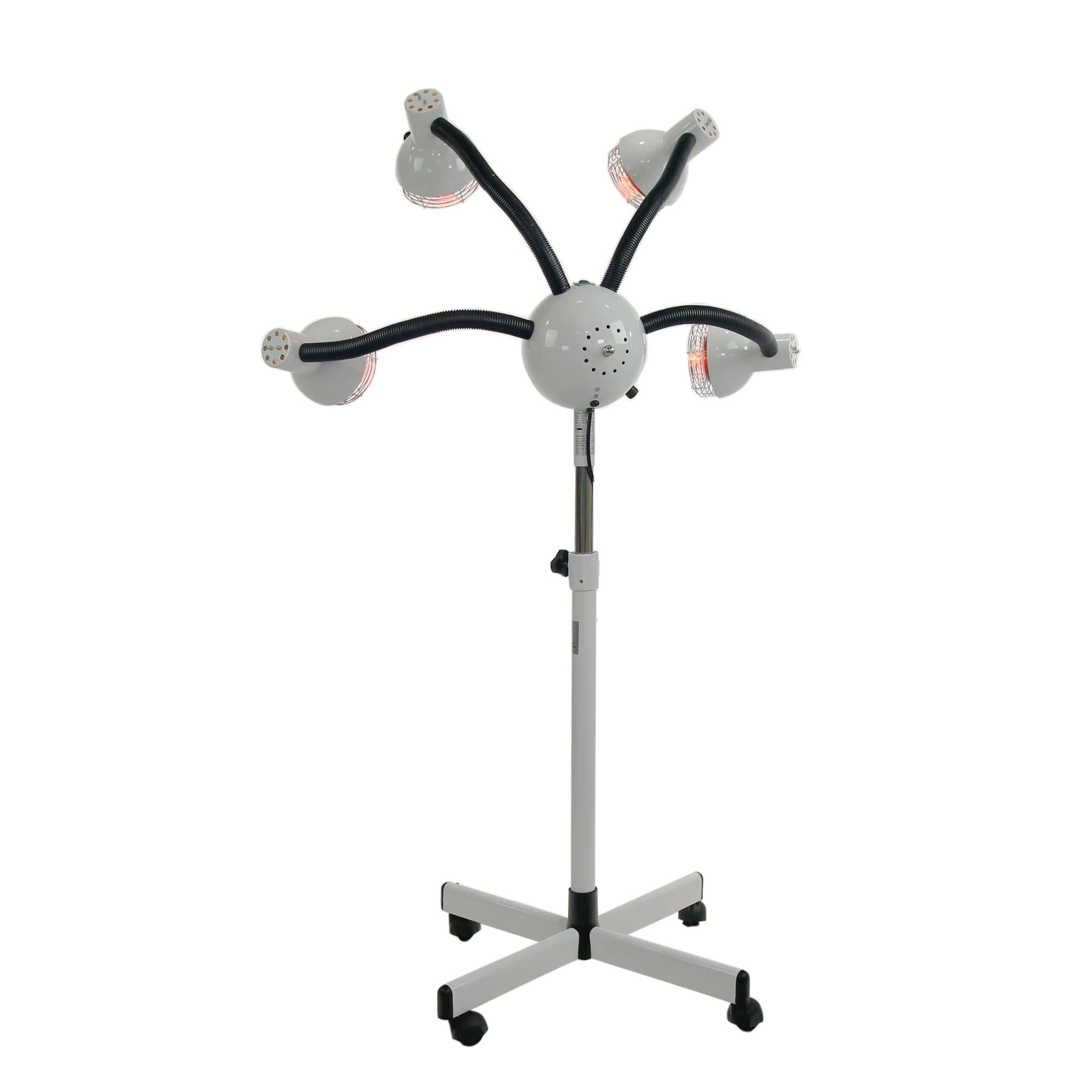 Skin Act 5 Head Infrared Heat Lamp with Flexible Arms - Red Light Therapy for Pain Relief, Muscle Recovery & Skin Care - Perfect for Home Spa, Physical Therapy & Wellness Treatments
