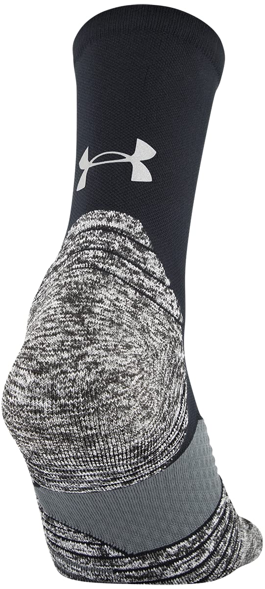 Under Armour Women's Running Cushion Crew Socks 3-Pack - Moisture-Wicking Athletic Socks for Jogging, Gym & Workout - Comfortable & Breathable Performance Socks