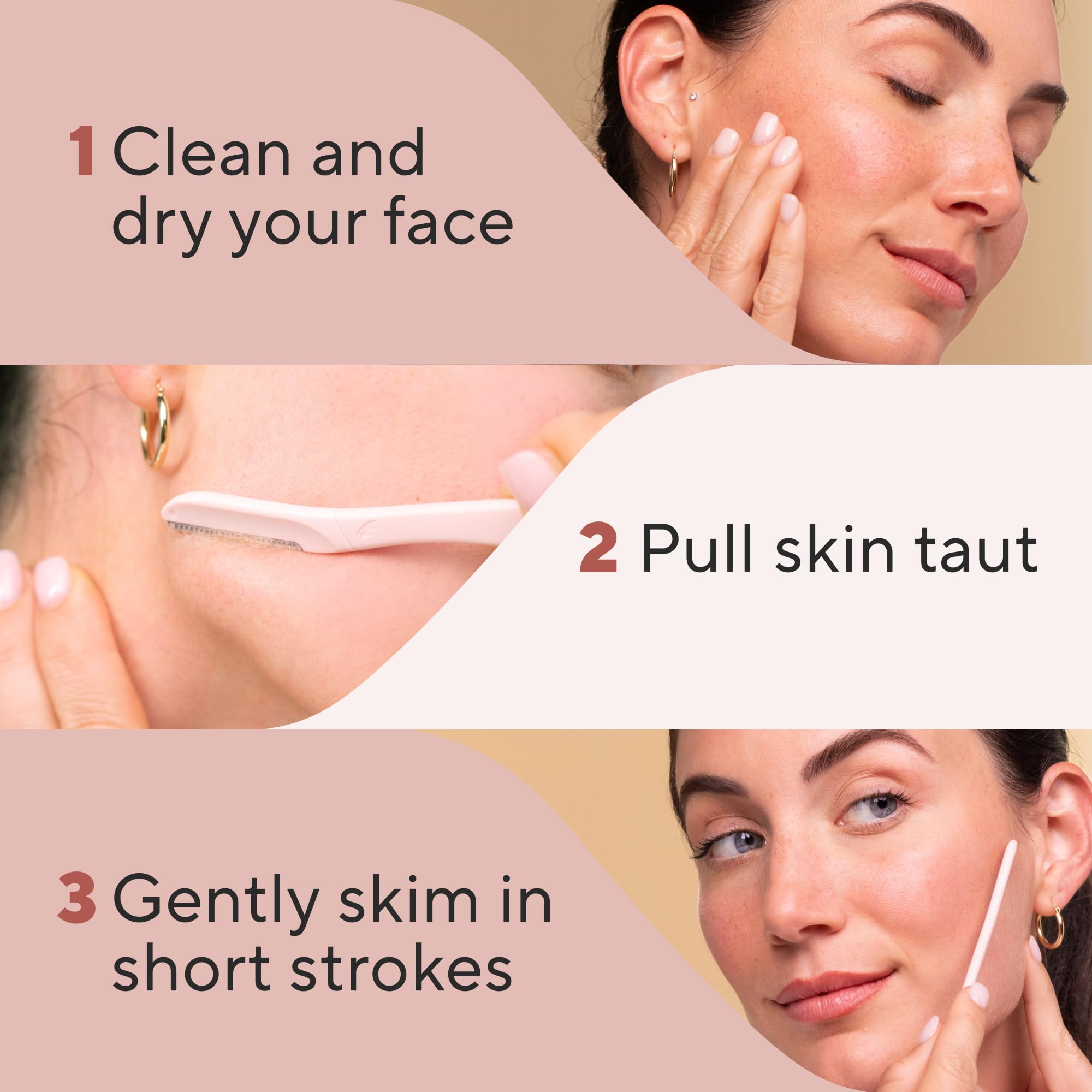 Finishing Touch Flawless Dermaplane Facial Exfoliator & Hair Remover for Women - 6 Pack | Gentle Facial Hair Removal & Skin Exfoliation Tool for Smooth Skin | Perfect for Daily Skincare Routine & Travel