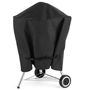 Comp Bind Technology Waterproof Grill Cover for Weber Ranch Kettle Charcoal Grill 37'', Marine-Grade Outdoor Protection, 37.7''W x 44.7''D x 42.5''H - Perfect for Backyard BBQs and Outdoor Cooking