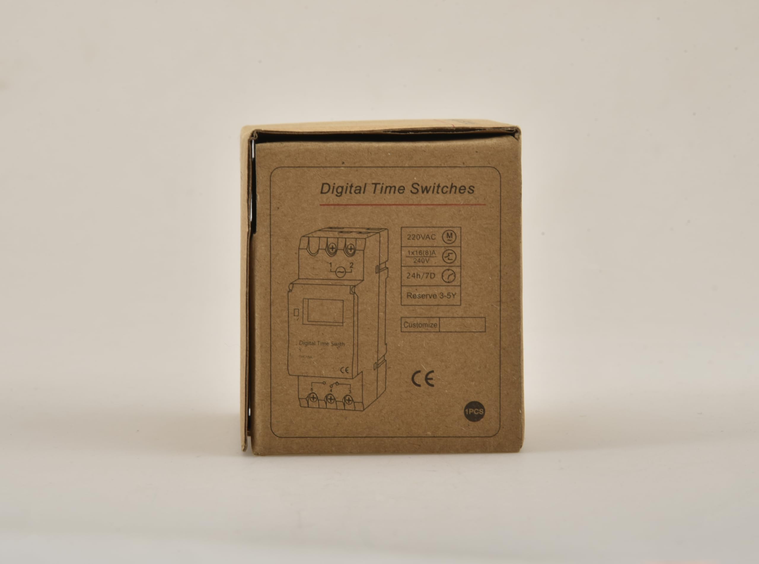 Digital LCD Power Weekly Programmable Timer Relay Switch 16A SPST 35mm DIN Rail - AC220-240V for Home Automation & Industrial Control | Perfect for Lighting, HVAC & Appliance Scheduling