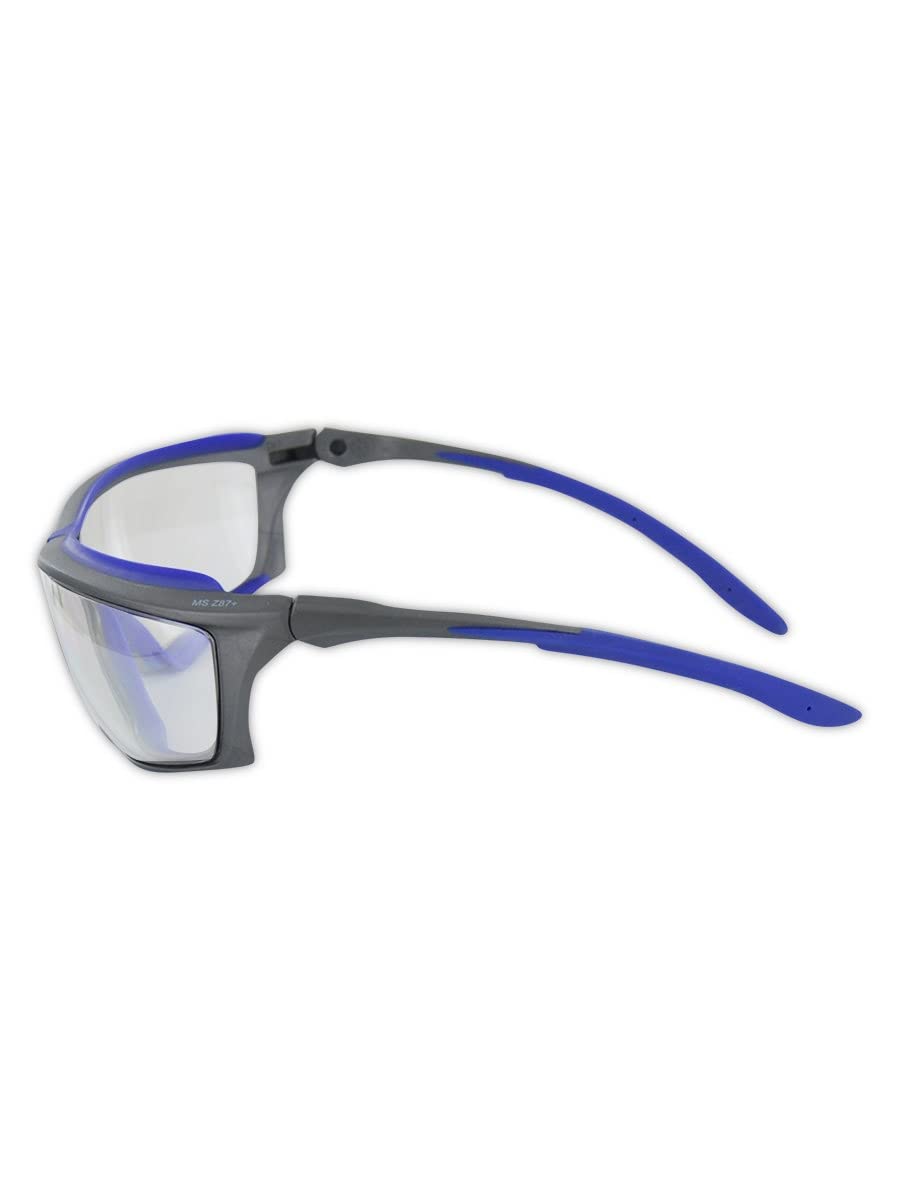 Impact Resistant Anti-Fog Safety Glasses with TPR Cushion - 24 Pairs for Indoor & Outdoor Use - Perfect for Construction, Woodworking, and DIY Projects