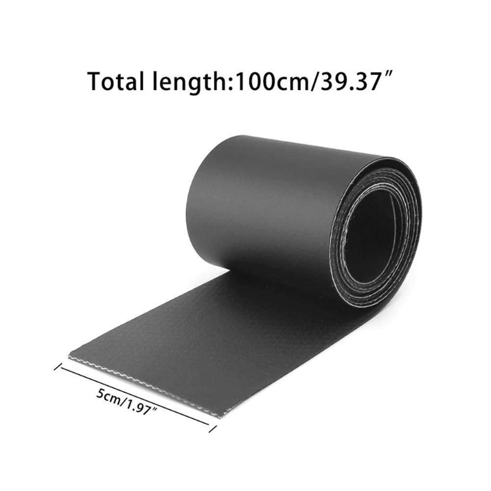 Waterproof PVC Repair Patch Kit for Kayak, Dinghy, Drift Boats & Inflatable Boats - Strong Adhesive Glue for Leaking Holes & Damages (Black) - Perfect for Emergency Repairs on Water Sports Gear, Fishing Boats and Pool Floats