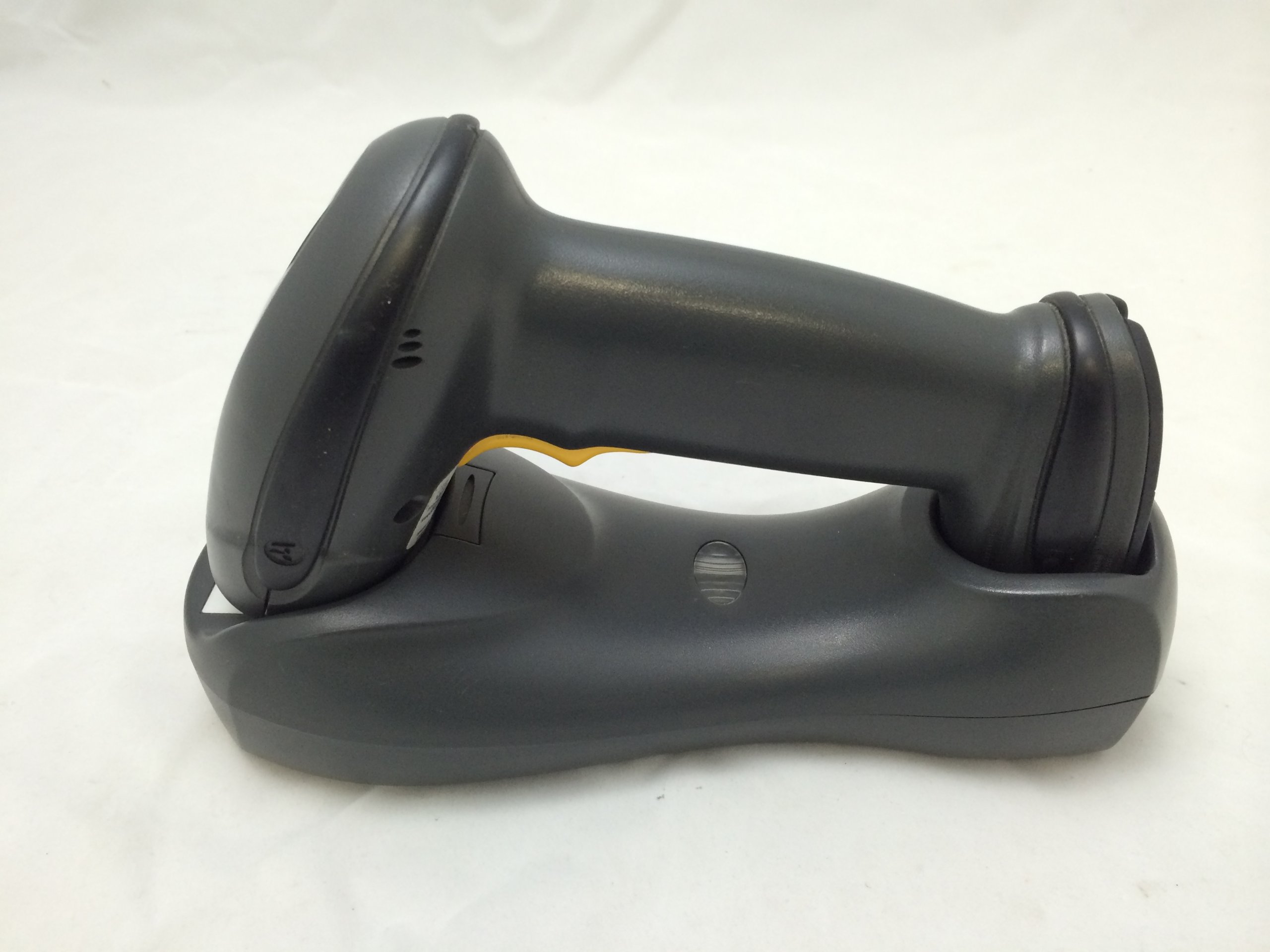 Symbol LS4278 Wireless Barcode Scanner - Bluetooth Enabled, USB Rechargeable with Charging Cradle & Cable - Ideal for Retail Stores, Warehouses, and Inventory Management (Dark Grey)