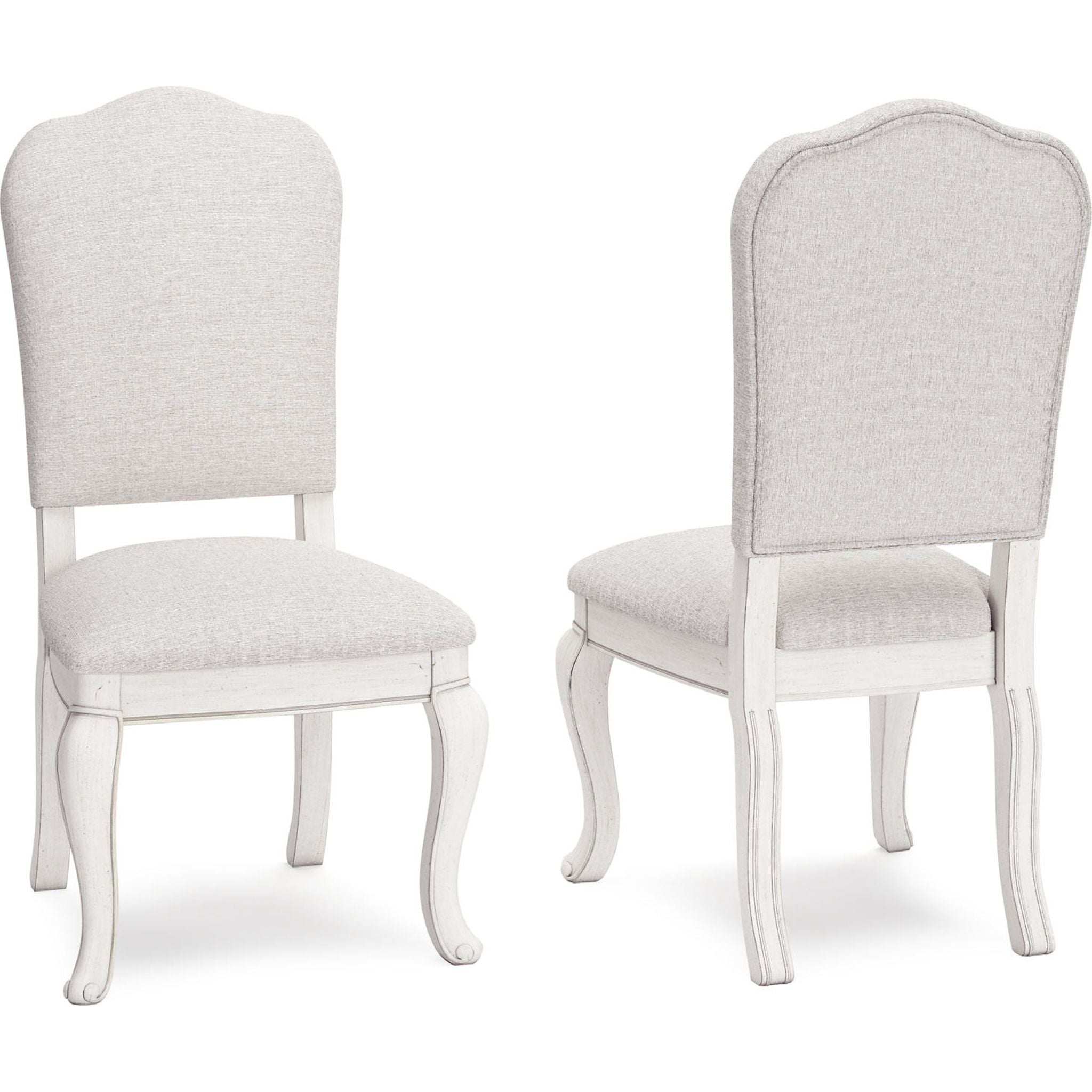Arlendyne Side Chair - Antique White Wooden Dining Chair (D980-01) - Perfect for Kitchen, Dining Room, and Office Use