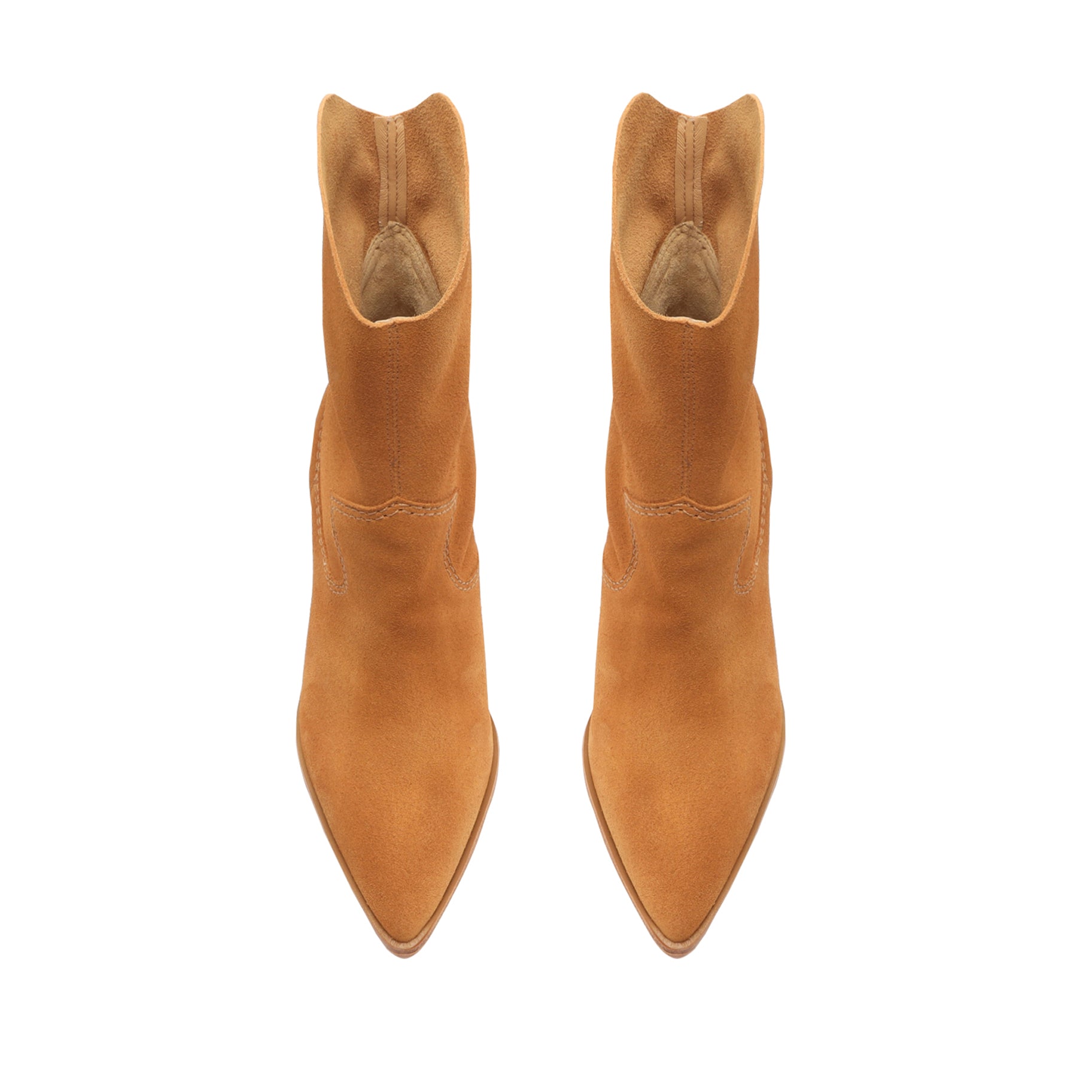 Stylish Tessie Suede Booties for Women - Comfortable Ankle Boots with Chunky Heel | Perfect for Fall, Winter & Casual Outfits