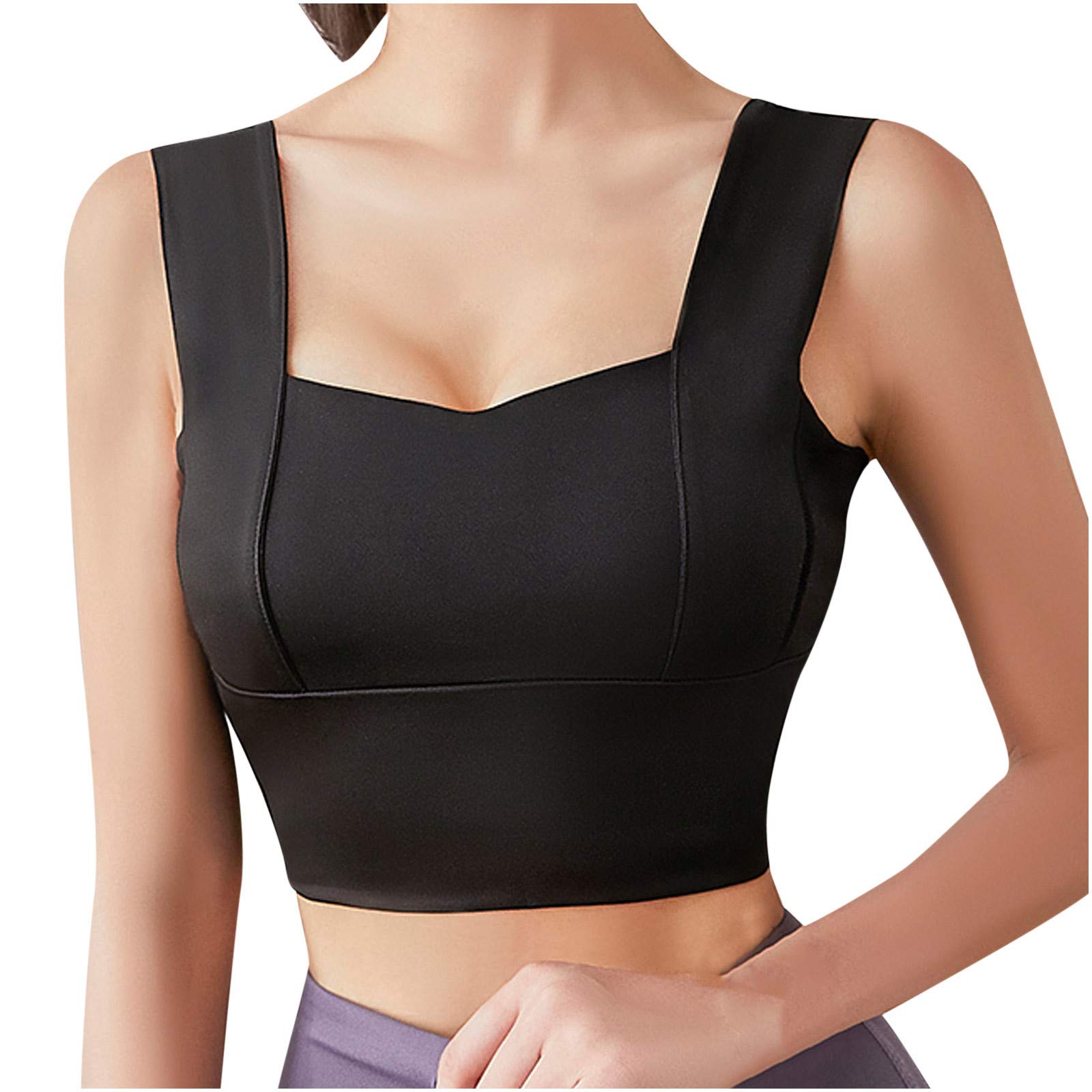 Women's Sports Bras - No Underwire Comfortable Workout Tops for Running, Yoga & Gym | Breathable Supportive Activewear