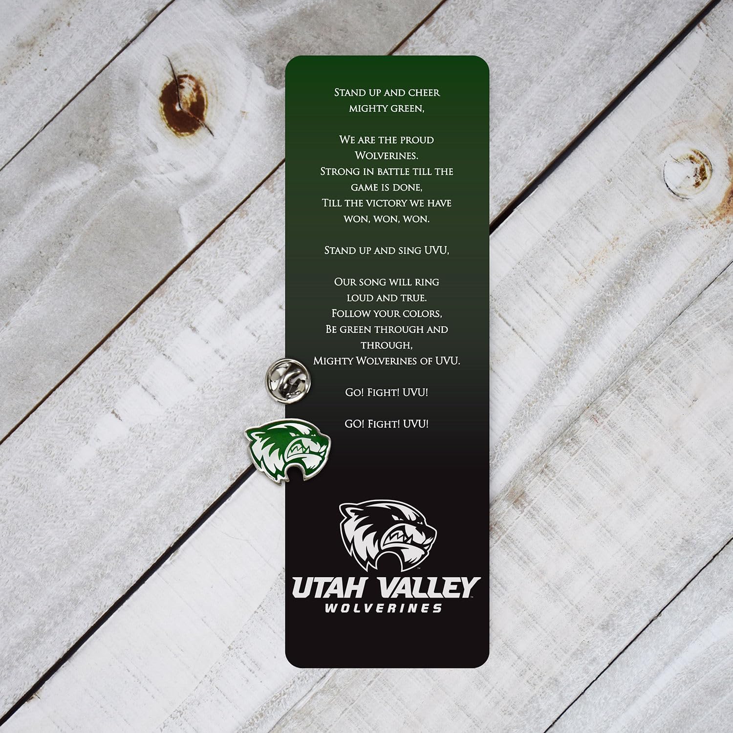 NCAA Bookmark & Lapel Pin - Officially Licensed University Fight Song Merch | Perfect for Graduation & Game Day Gifts