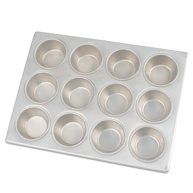 Non-Stick 12-Cup Standard Muffin Pan - Perfect for Baking Cupcakes, Muffins & Mini Pies - Durable Carbon Steel Baking Tray for Home & Commercial Use