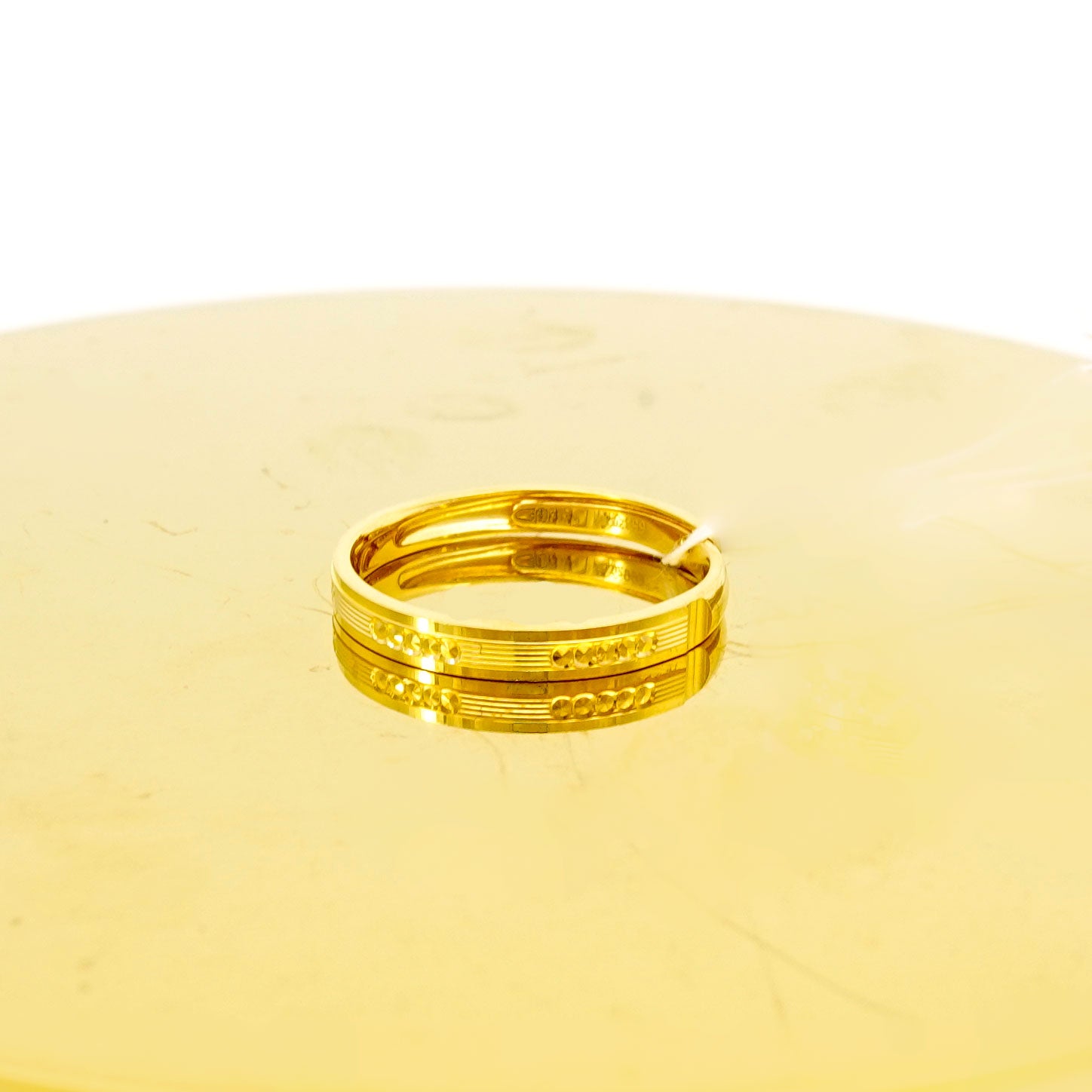 24K Gold Ring for Women - Elegant & Durable Solid Gold Jewelry - Perfect for Weddings, Anniversaries & Special Occasions