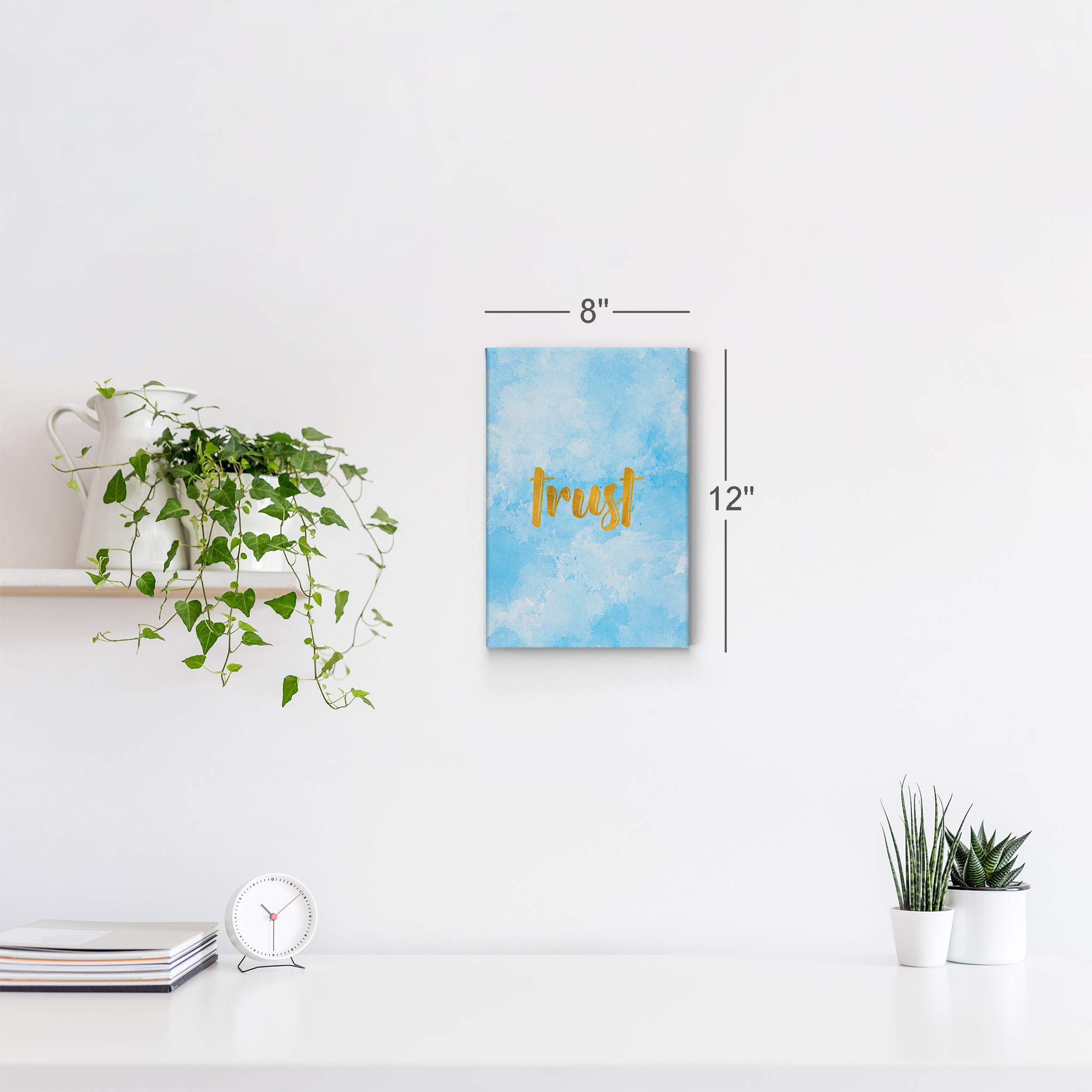 Bible Verse Canvas Wall Art - Christian Inspirational Gift for Home & Church
