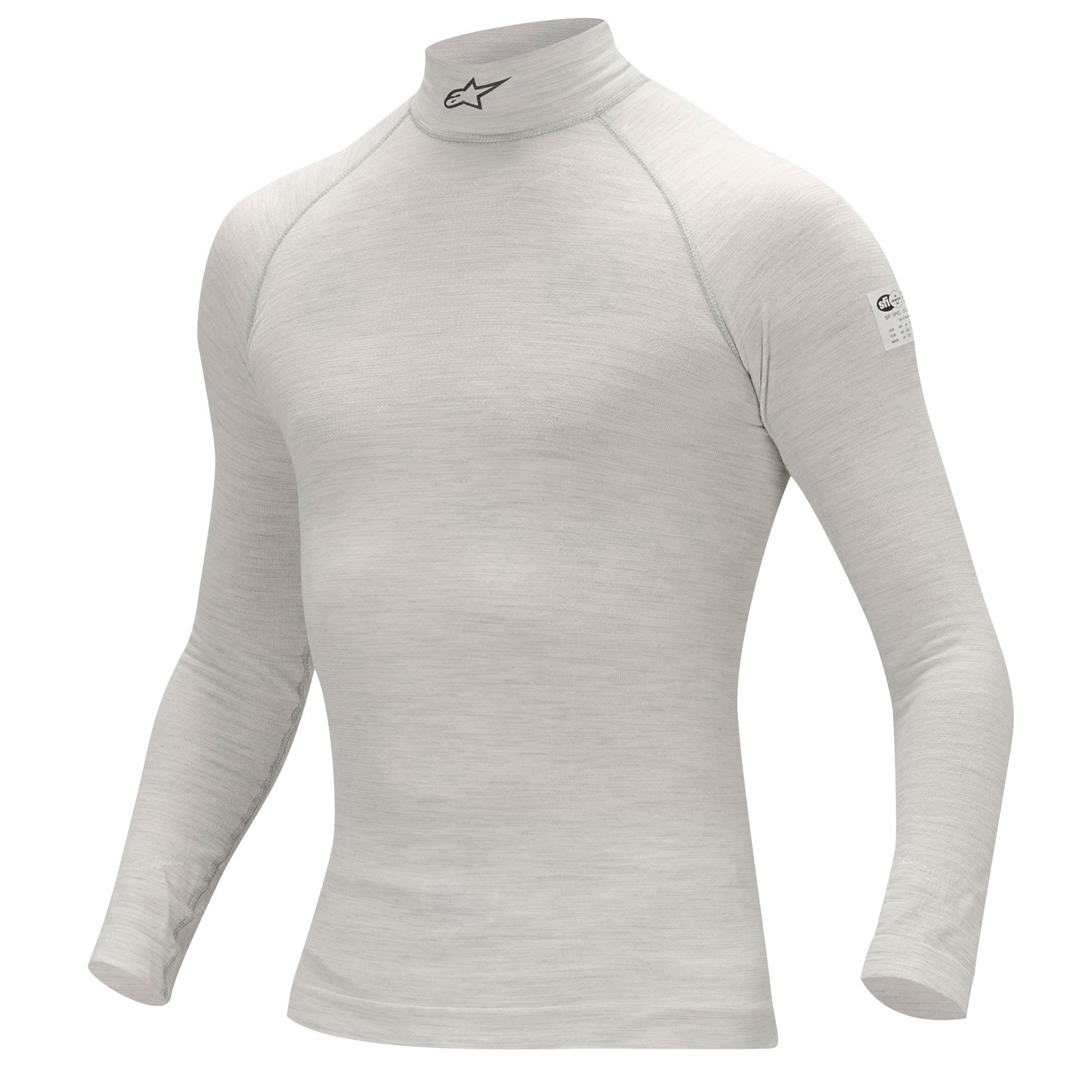 Alpinestars ZX Long Sleeve Top - White, X-Small/Small (474512-20-XS/S) | Motorcycle Racing & Street Riding Gear for Men