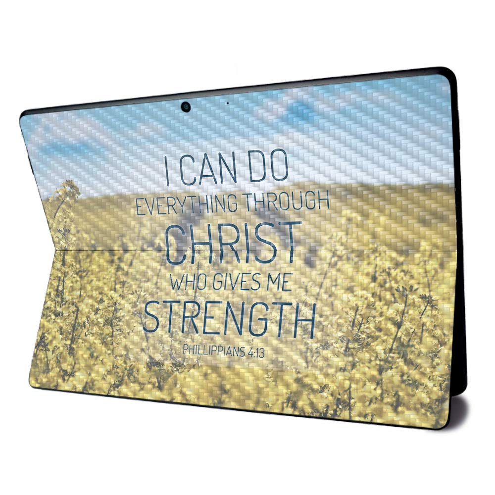Premium Carbon Fiber Skin for Microsoft Surface Pro X - Durable Textured Finish | Easy to Apply & Remove | Made in USA | Perfect for Work, Travel & Everyday Protection