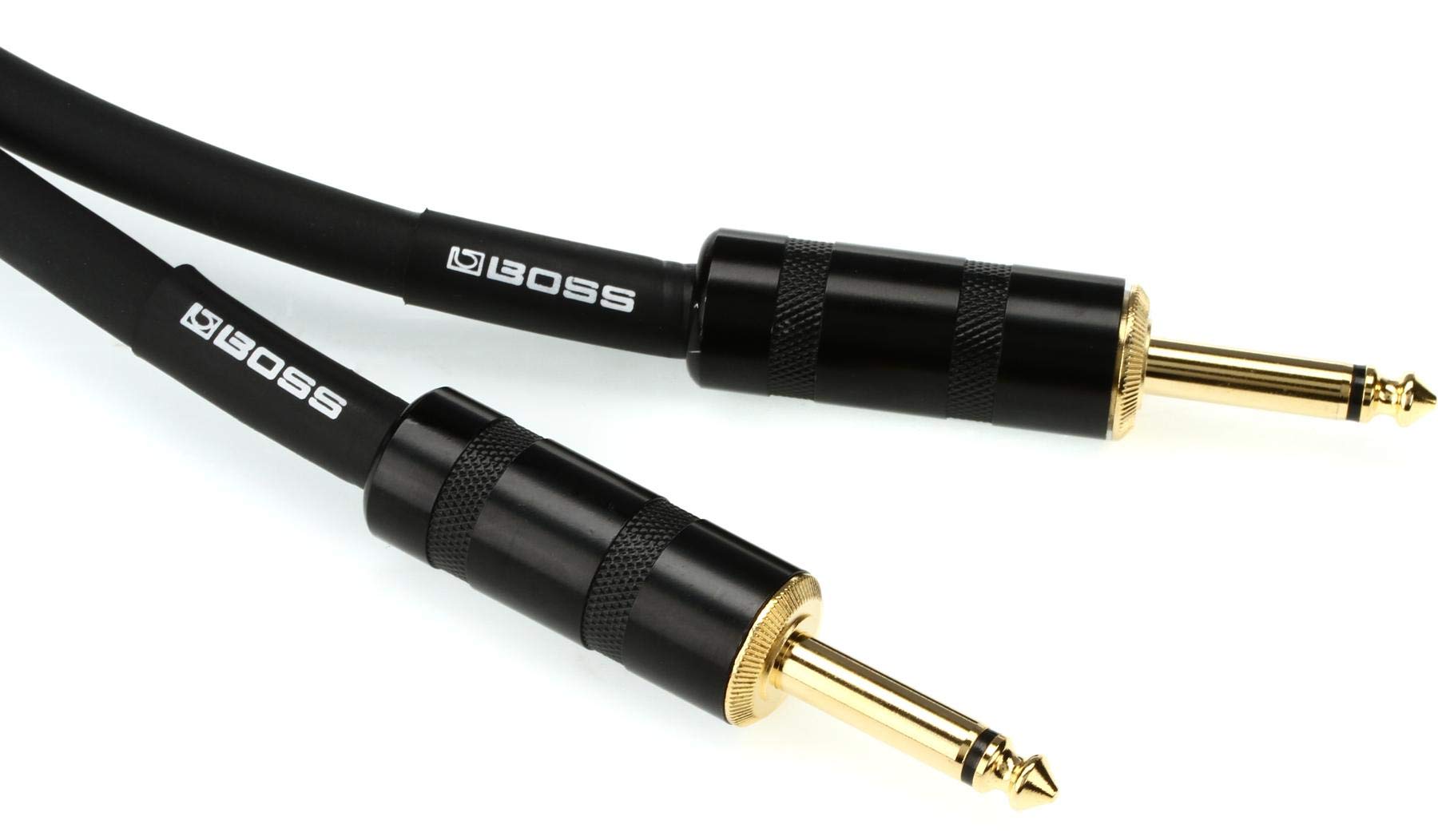 BOSS BSC-3 Premium Speaker Cable - 3 Feet High-Quality Audio Cable for Home Theater, Studio Monitors & Hi-Fi Systems
