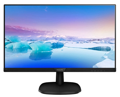 Philips 27 Inch FHD 1080p Multimedia Monitor - IPS Panel, HDMI/VGA Ports, 4-Year Advanced Replacement Warranty - Perfect for Home Office, Gaming & Entertainment