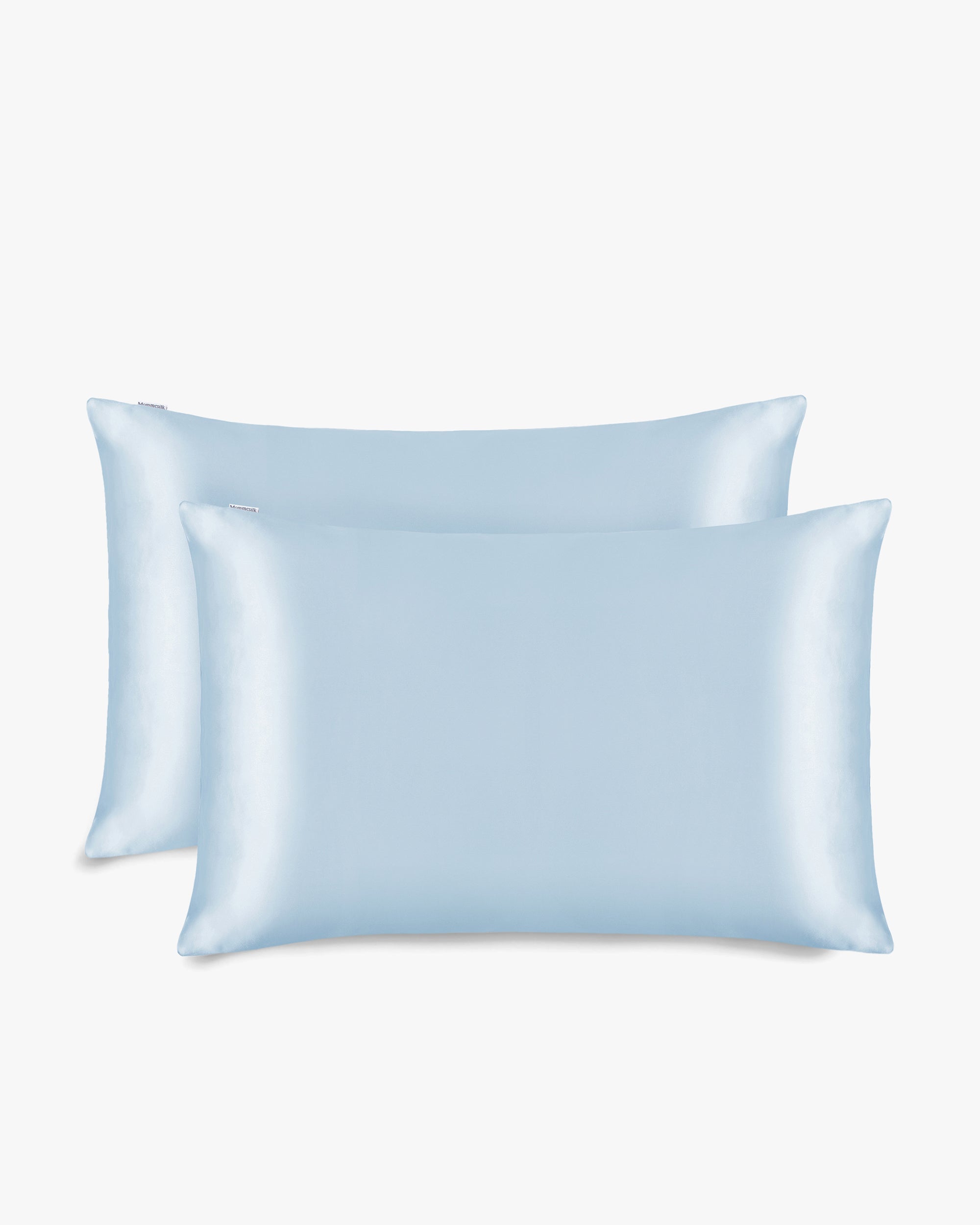 22MM Silk Pillowcase Set of 2 - Premium Zippered Silk Pillow Covers for Hair & Skin Care - Perfect for Travel, Home & Luxury Bedding